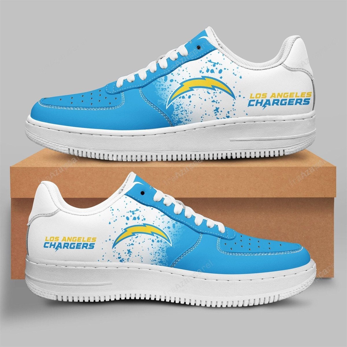 Los Angeles Chargers Air Force 1 Sneakers 17Rb-9586 For Men Women