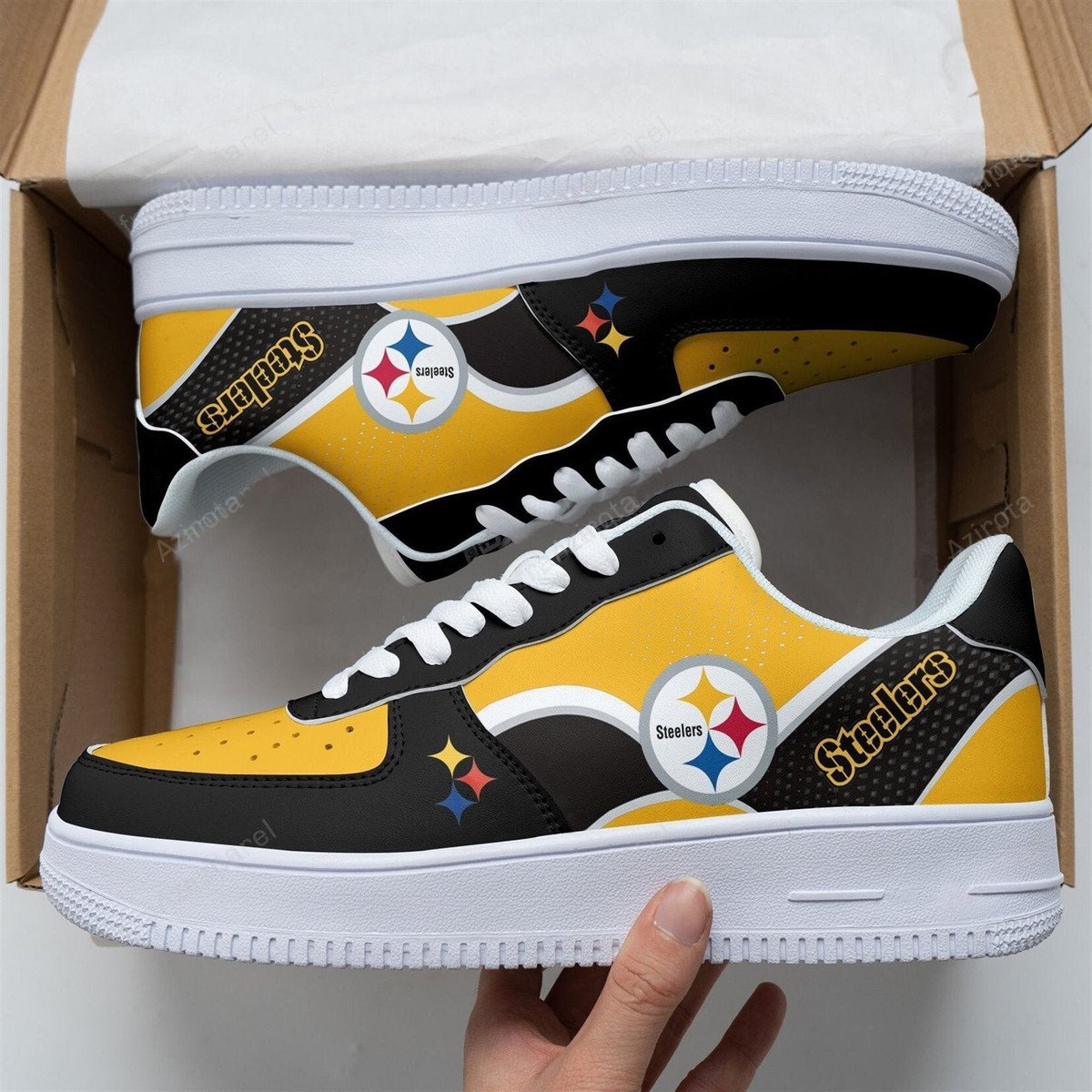 Pittsburgh Steelers Air Force 1 Sneakers Custom Shoes For Men Women Special Af1 Collection