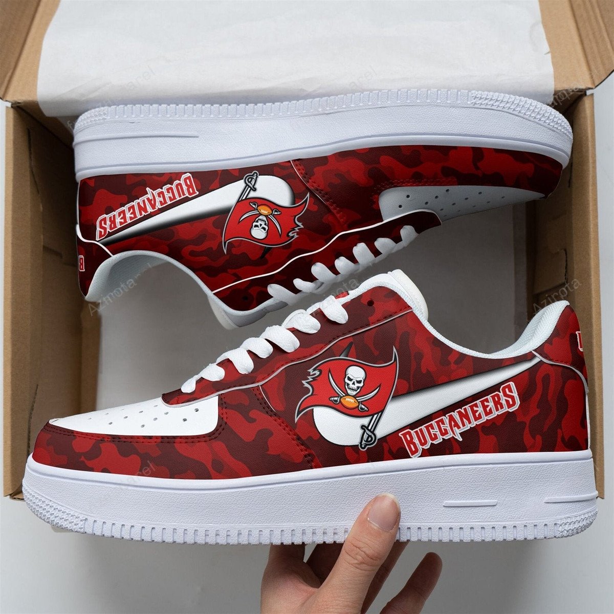 Tampa Bay Buccaneers Air Force 1 Sneakers SZ5-16 For Men Women