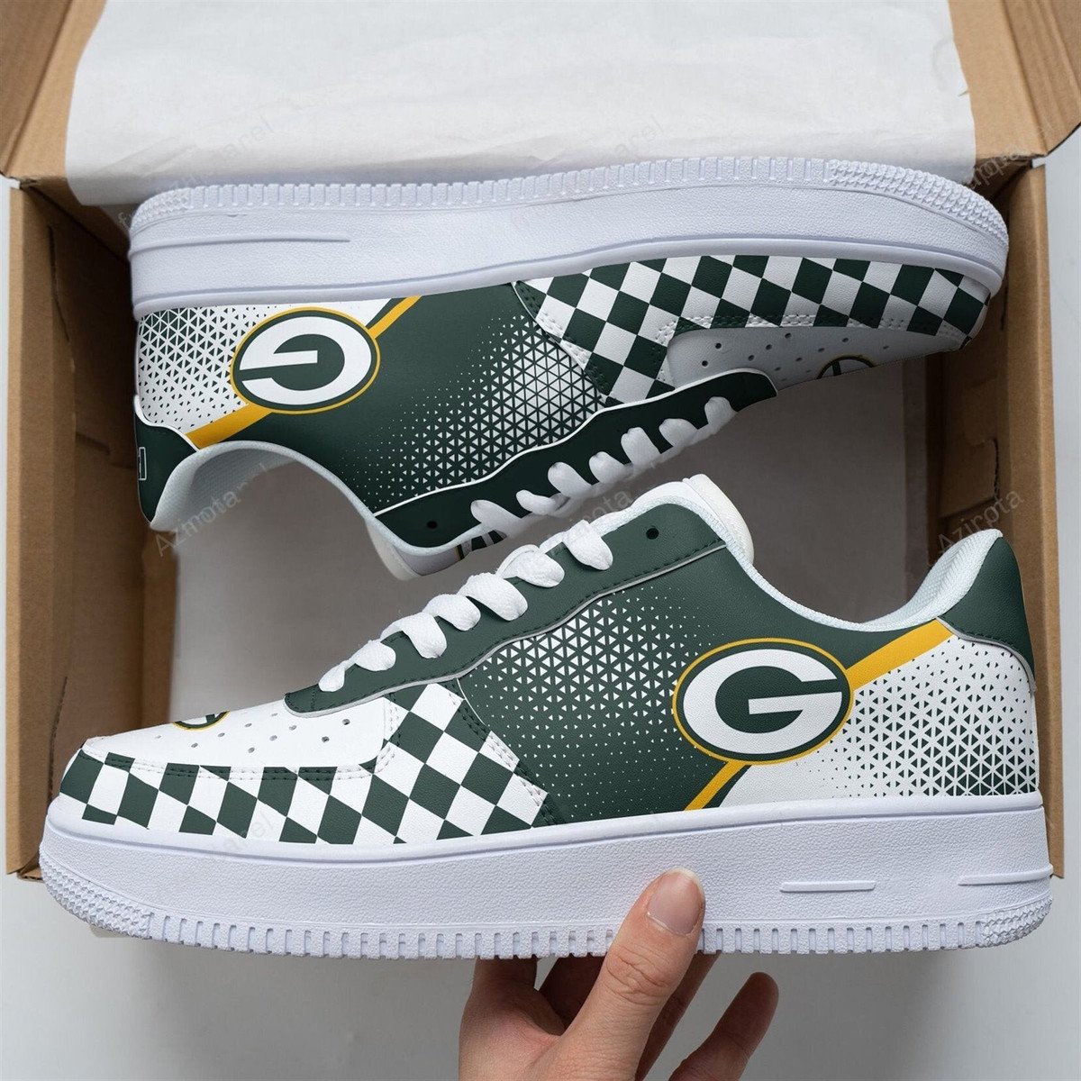 Green Bay Packers Football Air Force 1 Shoes 204Rb-7251 For Men Women