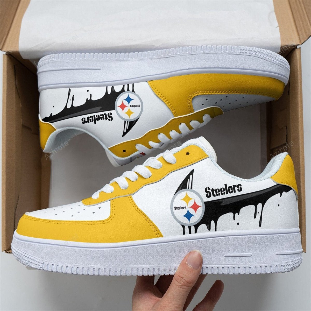 Pittsburgh Steelers Air Force 1 Sneakers Custom Shoes 92Rb-5370 For Men Women