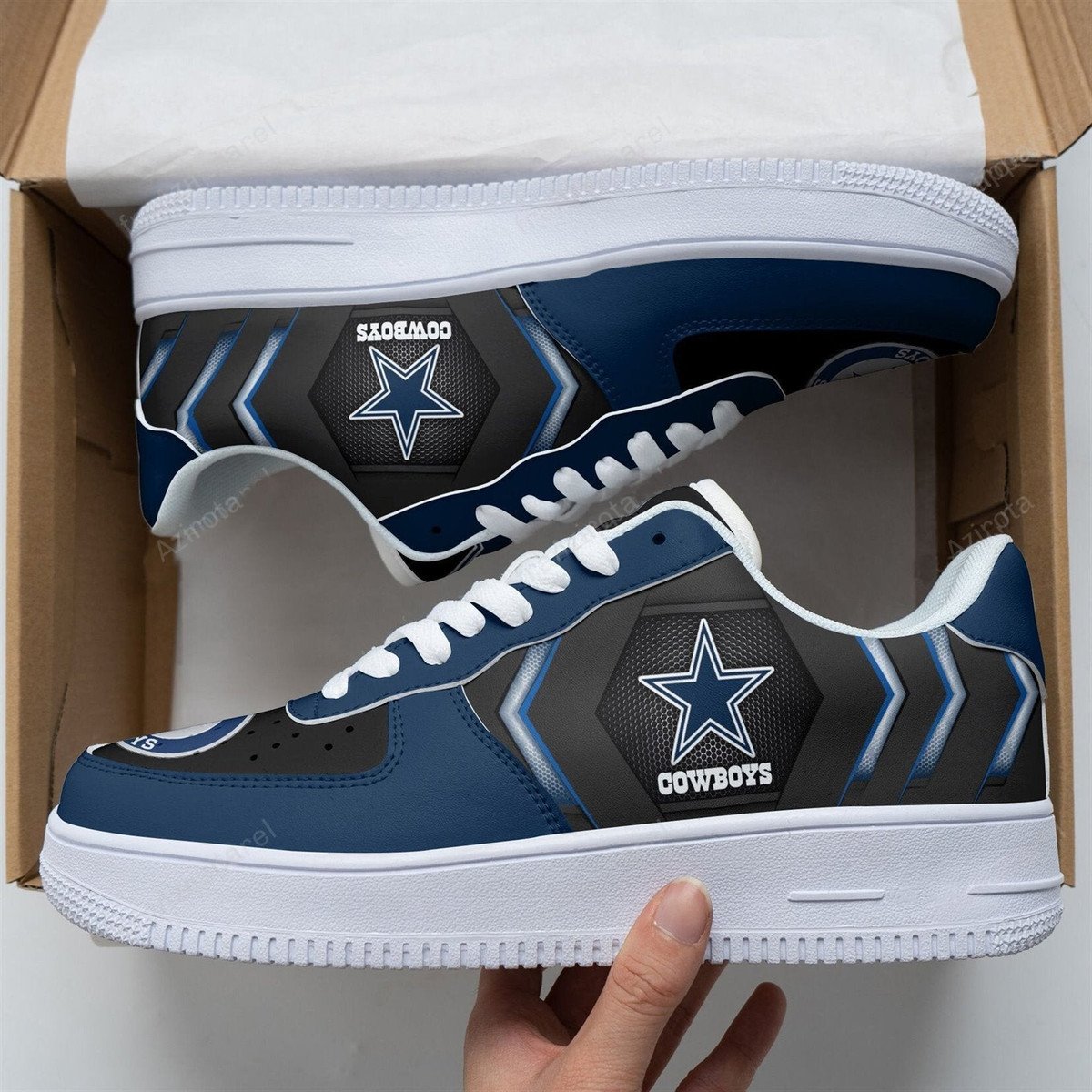 Dallas Cowboys Air Force 1 Sneakers 46Rb-3362 For Men Women