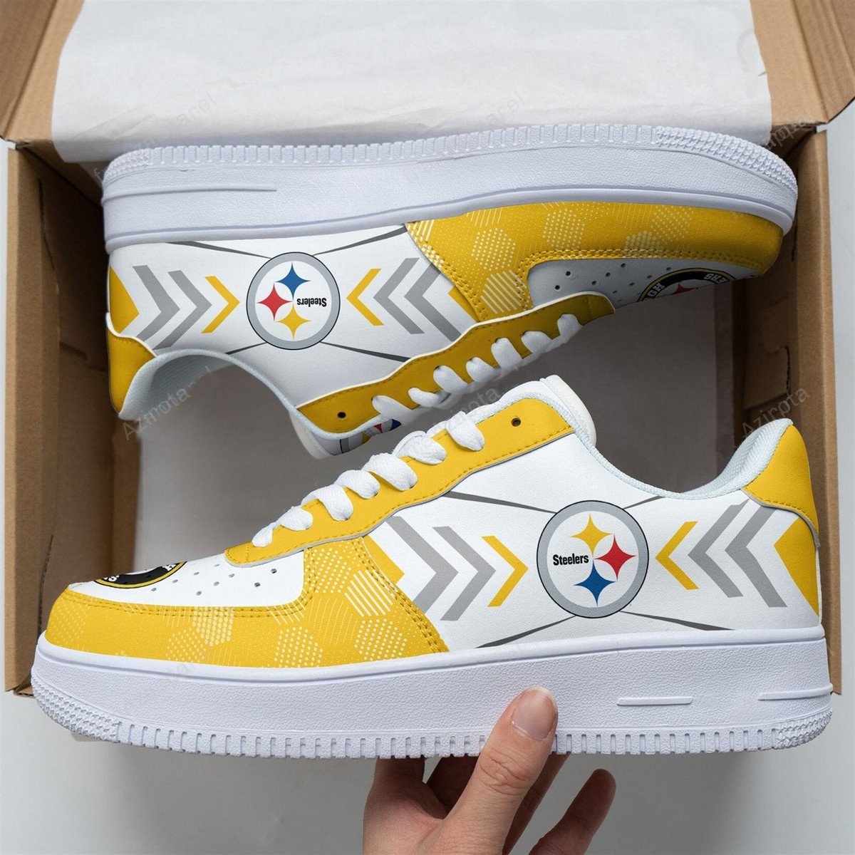 Pittsburgh Steelers Air Force 1 Sneakers 53Rb-2277 For Men Women