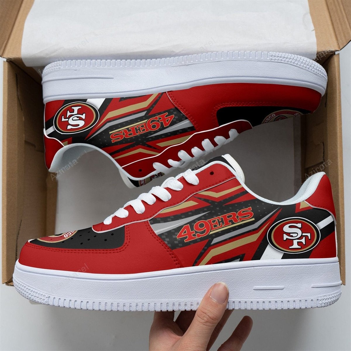 San Francisco 49Ers Air Force 1 Sneakers 44Rb-5675 For Men Women