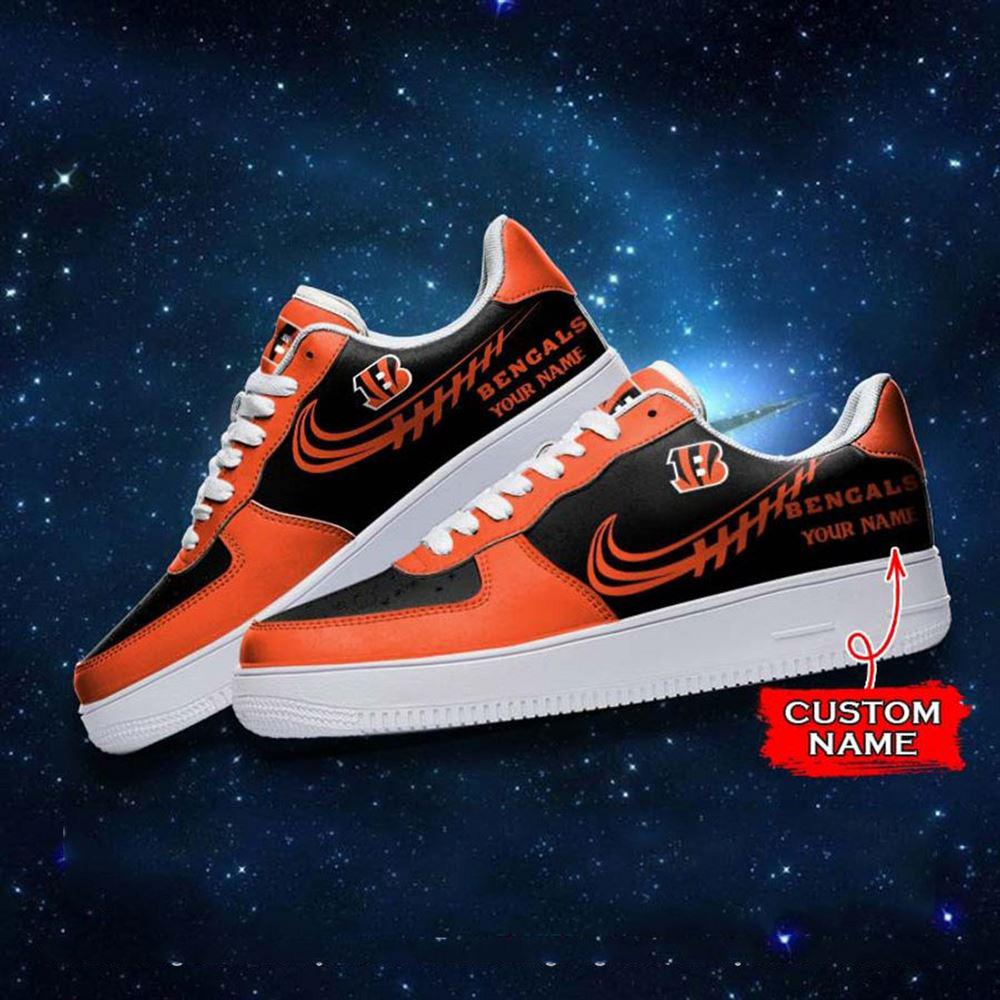 Nfl Cincinnati Bengals Super Bowl Air Force 1 Sneaker Shoes For Men Women