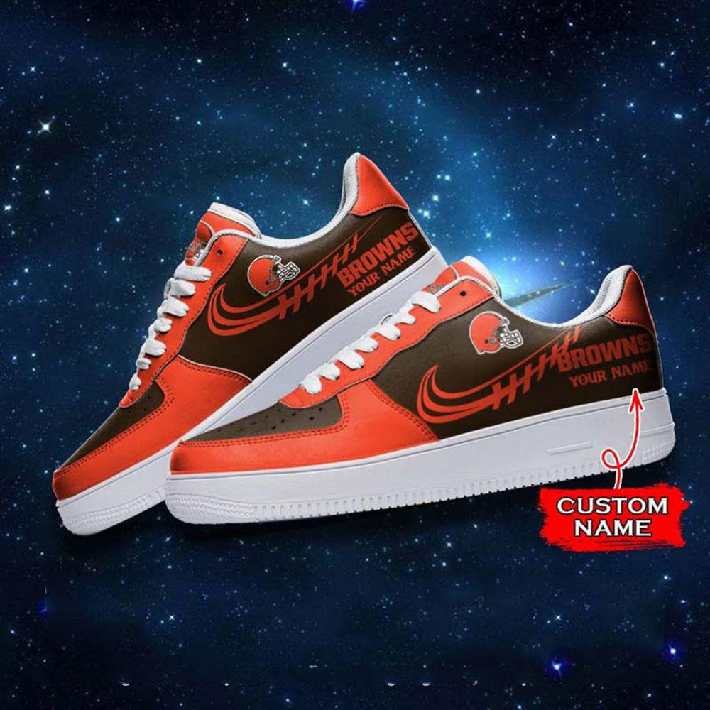 Nfl Cleveland Browns Super Bowl Air Force 1 Sneaker Shoes For Men Women
