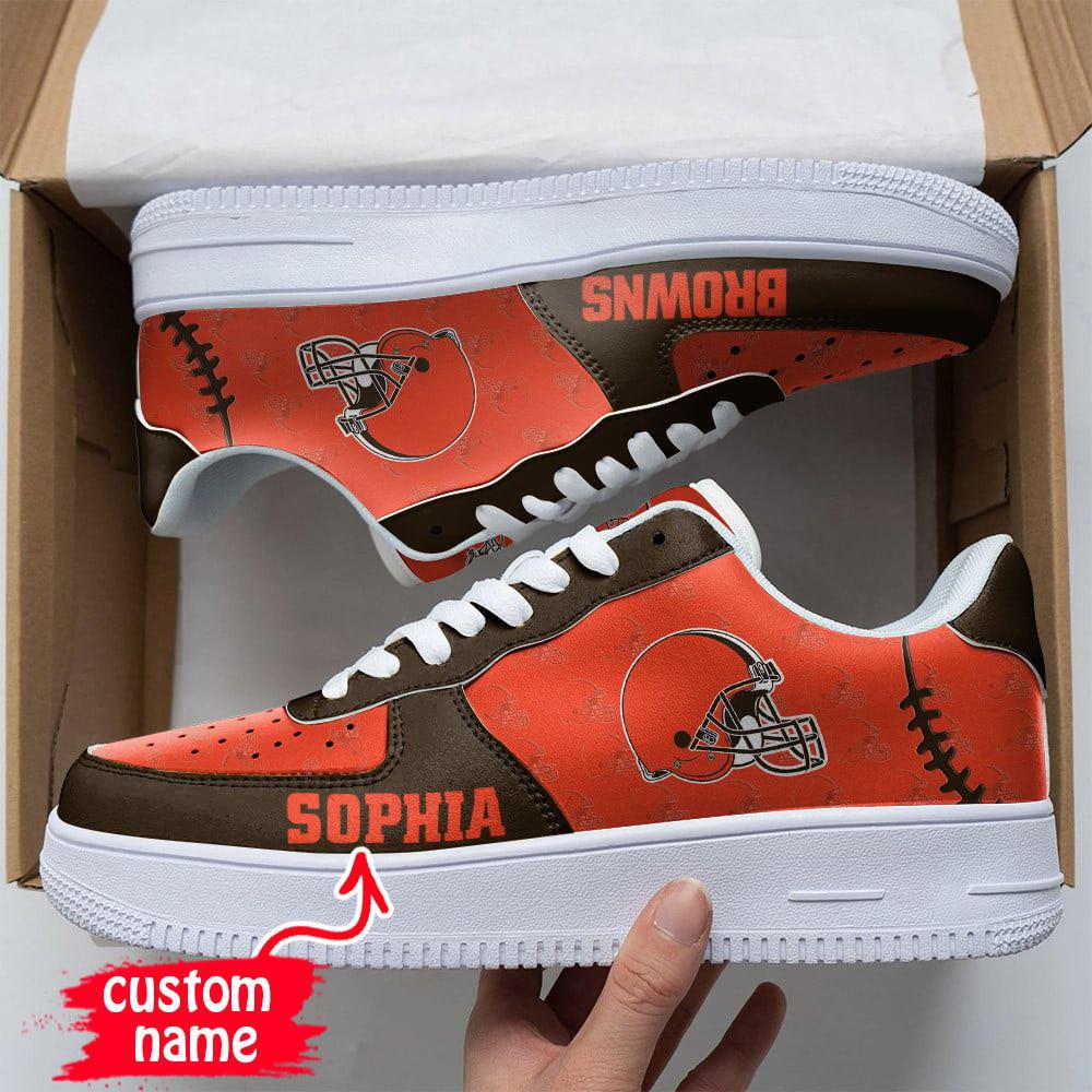 Nfl Cleveland Browns Air Force 1 For Men Women