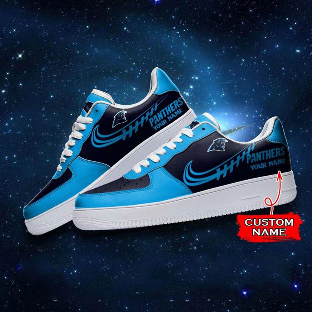 Nfl Carolina Panthers Super Bowl Air Force 1 Sneaker Shoes For Men Women