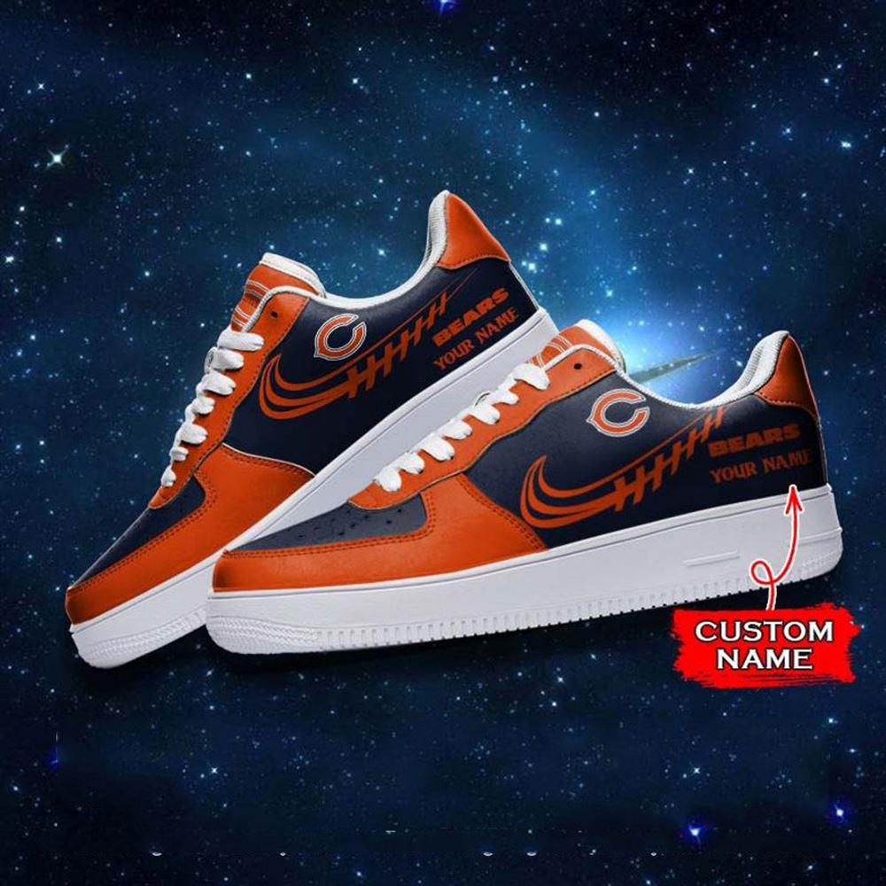 Nfl Chicago Bears Super Bowl Air Force 1 Sneaker Shoes For Men Women