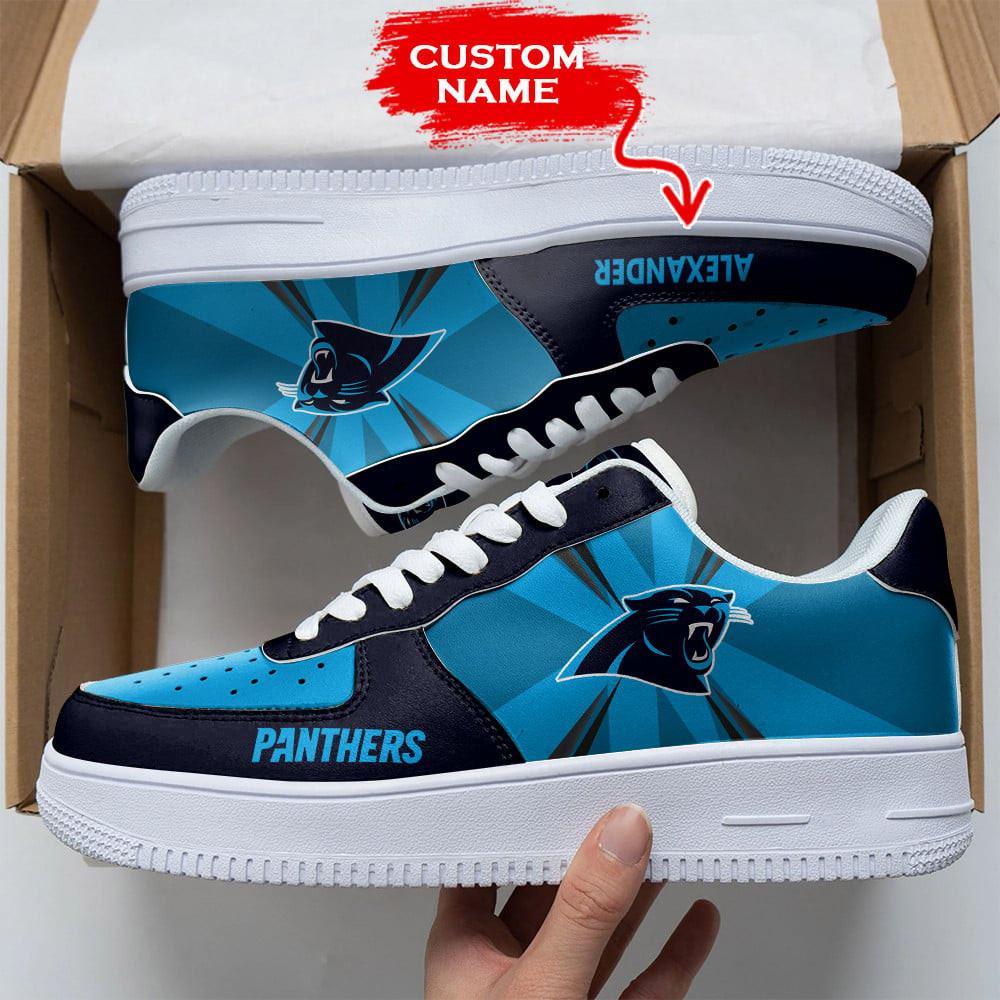 Nfl Carolina Panthers Custom Super Bowl Air Force 1 Shoes Sneakers For Fans For Men Women