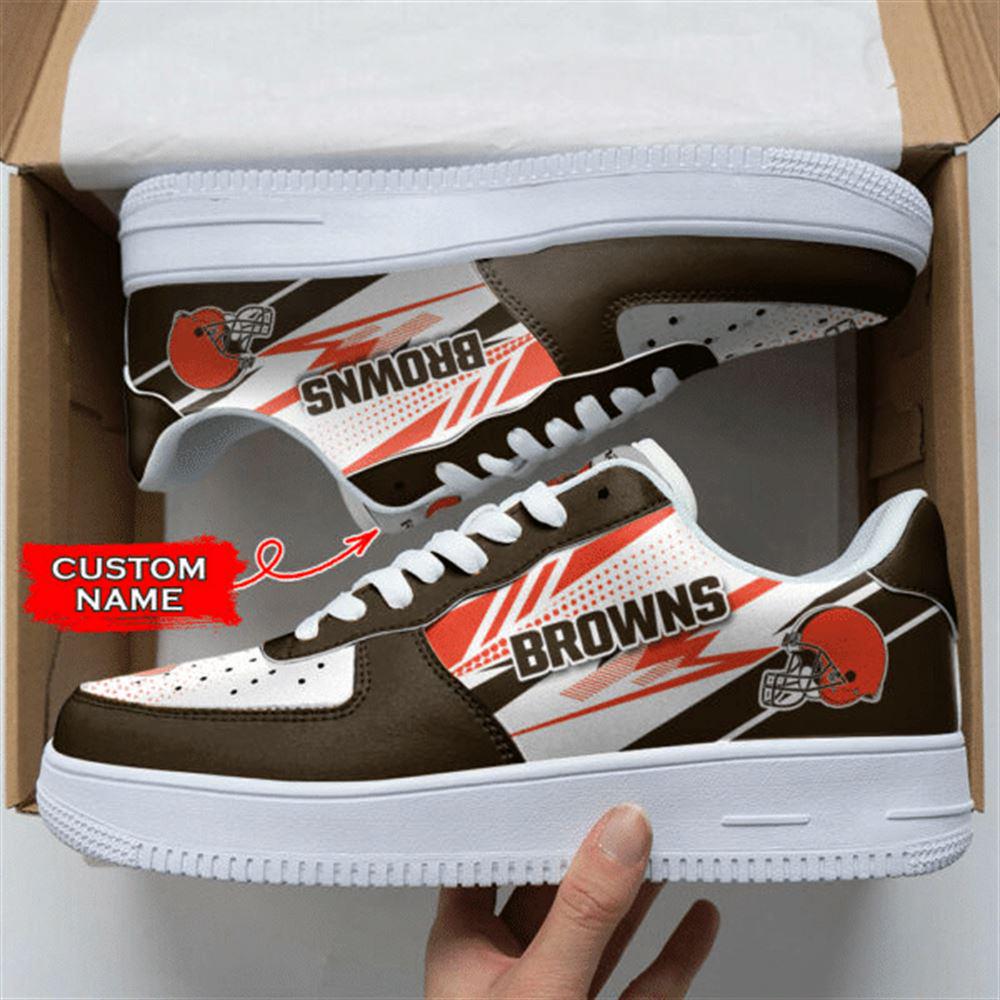 Nfl Cleveland Browns Super Bowl Air Force 1 Shoes Sneakers For Men Women