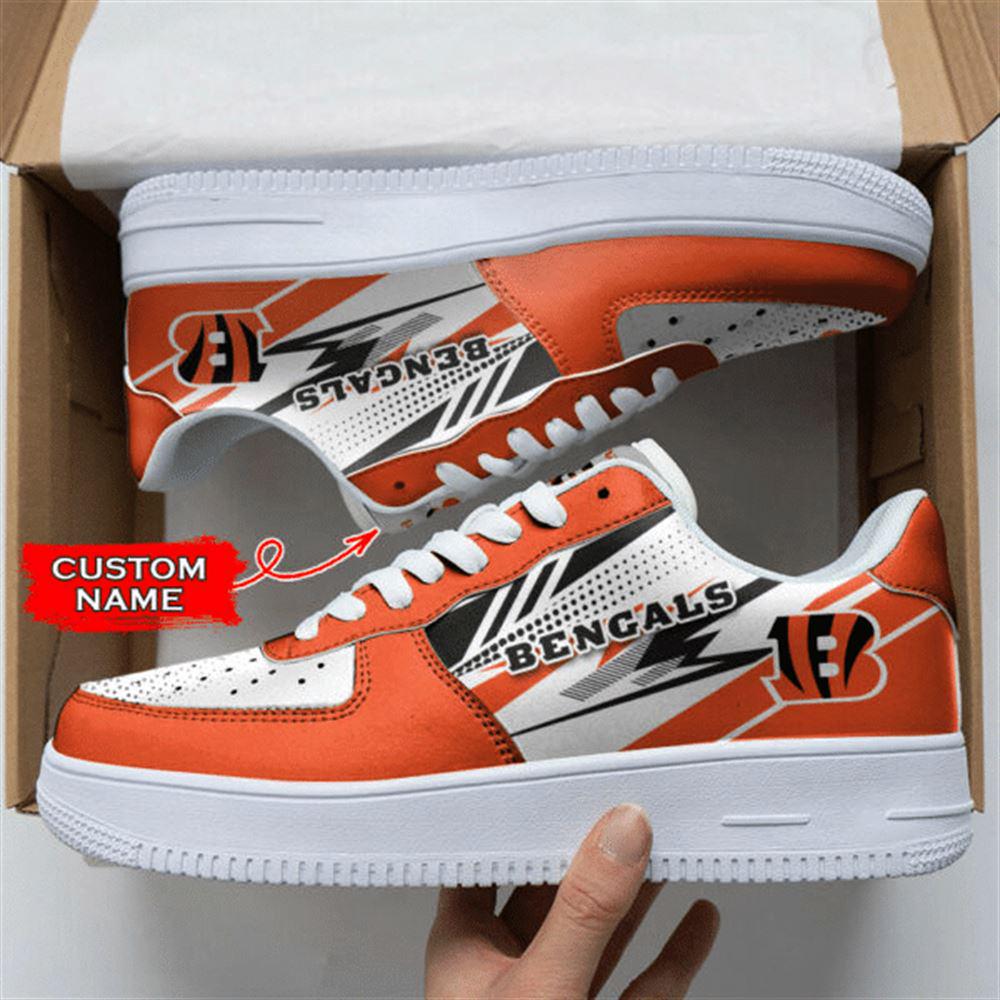 Nfl Cincinnati Bengals Super Bowl Air Force 1 Shoes Sneakers For Men Women