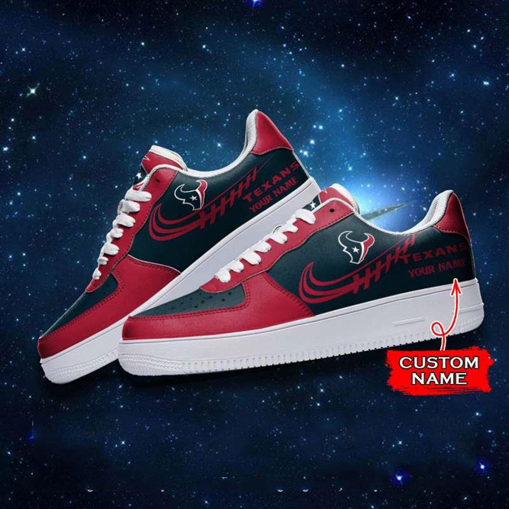 Nfl Houston Texans Super Bowl Air Force 1 Sneaker Shoes For Men Women