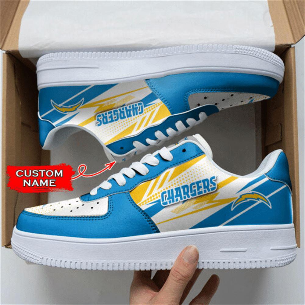 Nfl Los Angeles Chargers Super Bowl Air Force 1 Shoes Sneakers For Men Women