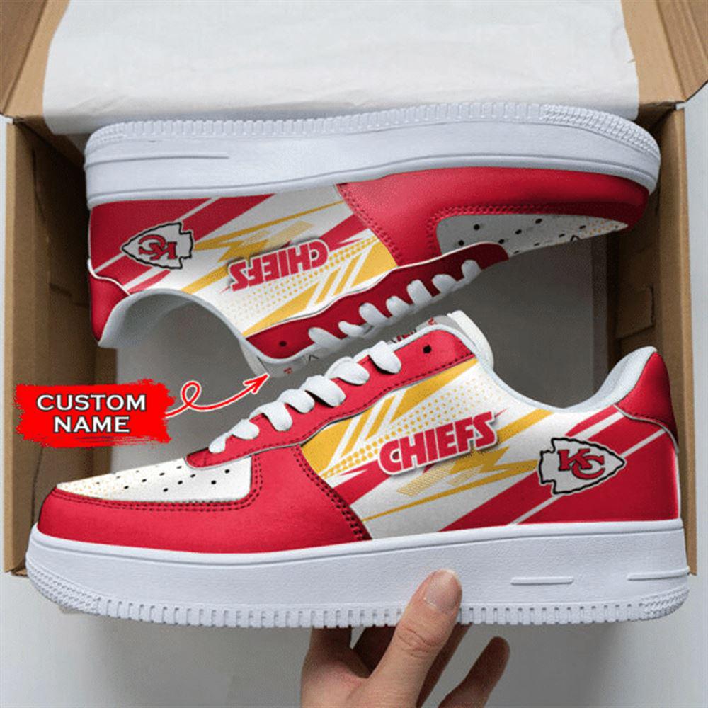 Nfl Kansas City Chiefs Super Bowl Air Force 1 Shoes Sneakers For Men Women