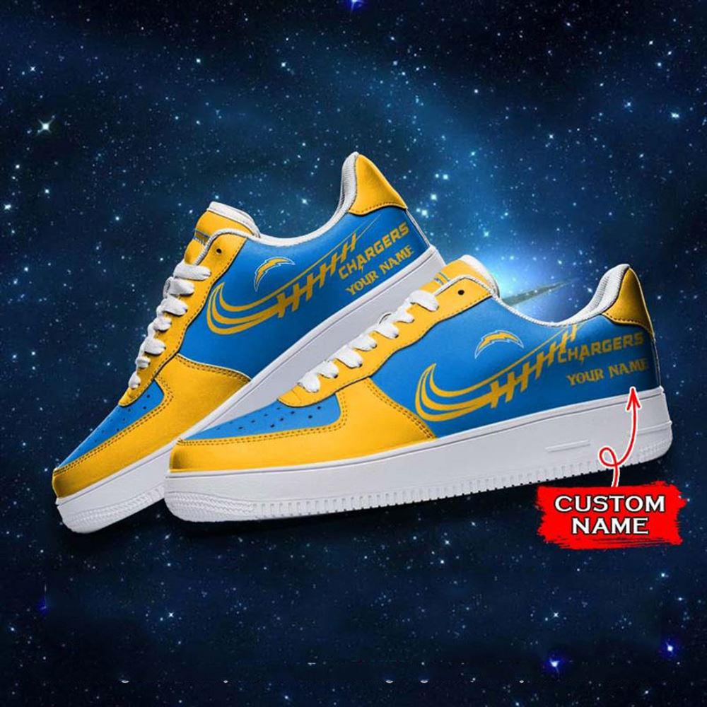 Nfl Los Angeles Chargers Super Bowl Air Force 1 Sneaker Shoes For Men Women