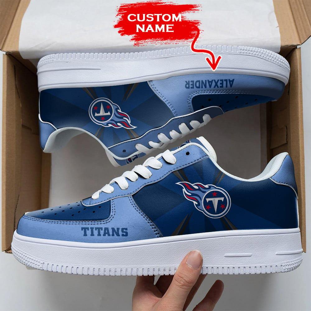 Nfl Tennessee Titans Custom Super Bowl Air Force 1 Shoes Sneakers For Fans For Men Women