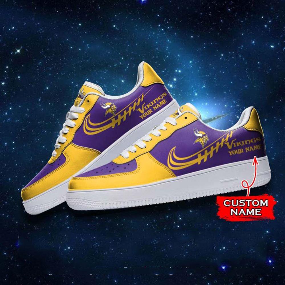 Nfl Minnesota Vikings Super Bowl Air Force 1 Sneaker Shoes For Men Women