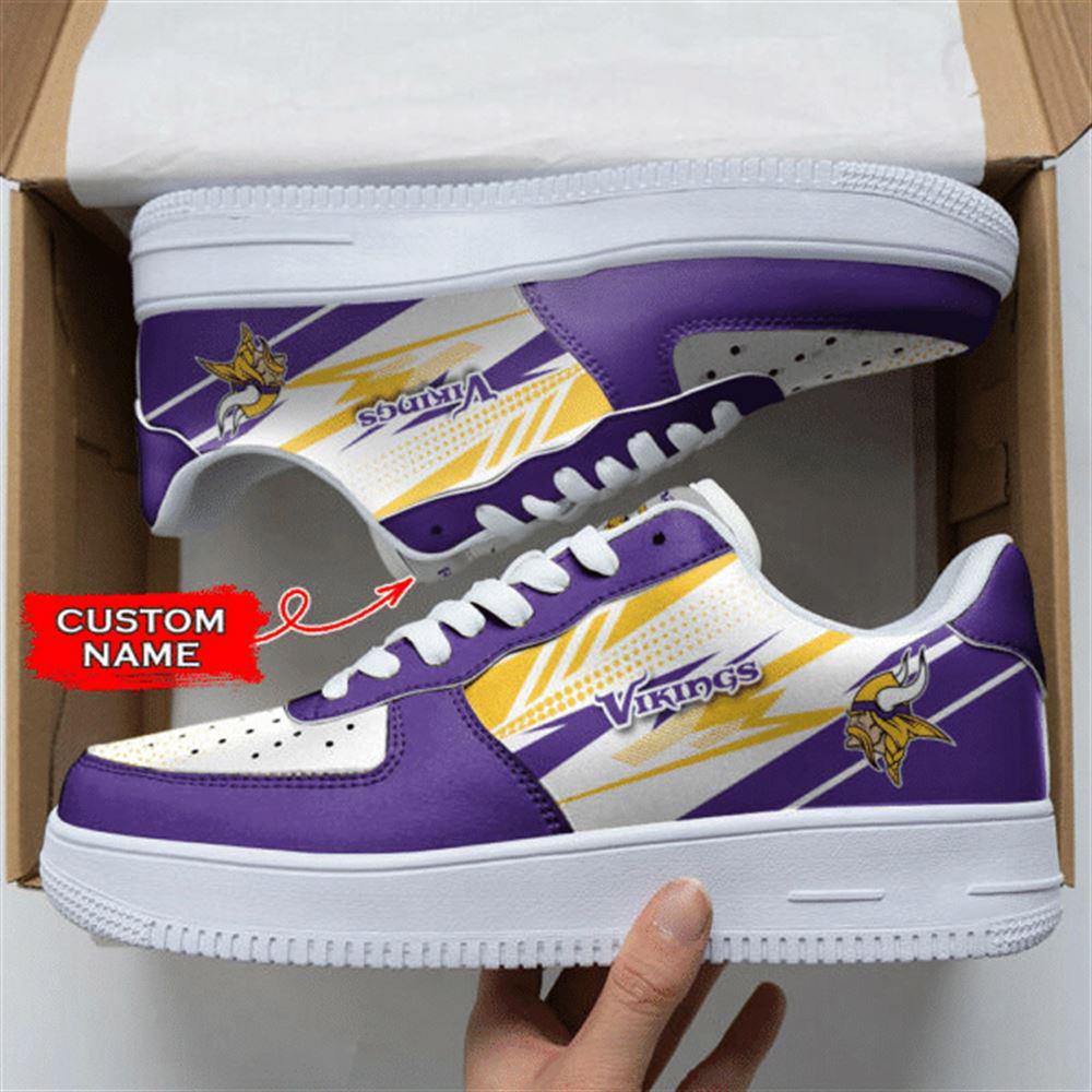 Nfl Minnesota Vikings Super Bowl Air Force 1 Shoes Sneakers For Men Women