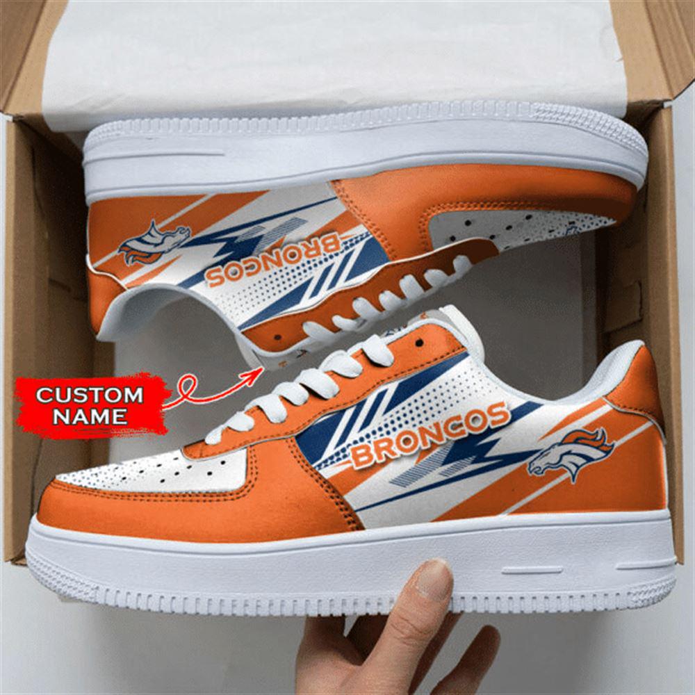 Nfl Denver Broncos Super Bowl Air Force 1 Shoes Sneakers For Men Women