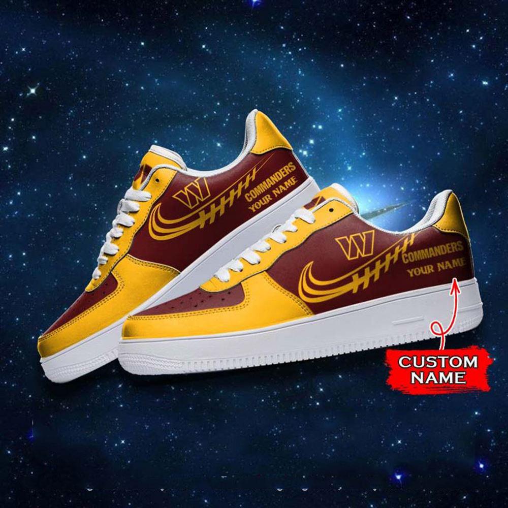 Nfl Washington Commanders Super Bowl Air Force 1 Sneaker Shoes For Men Women