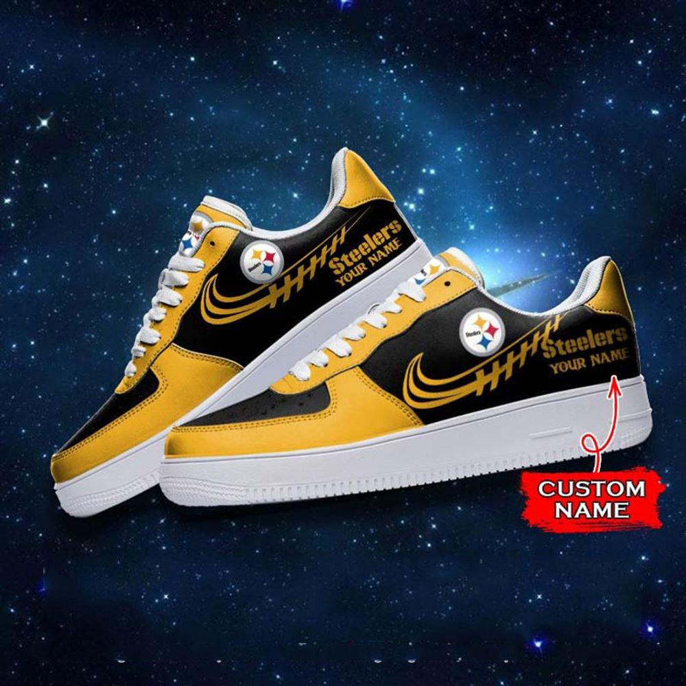 Nfl Pittsburgh Steelers Super Bowl Air Force 1 Sneaker Shoes For Men Women