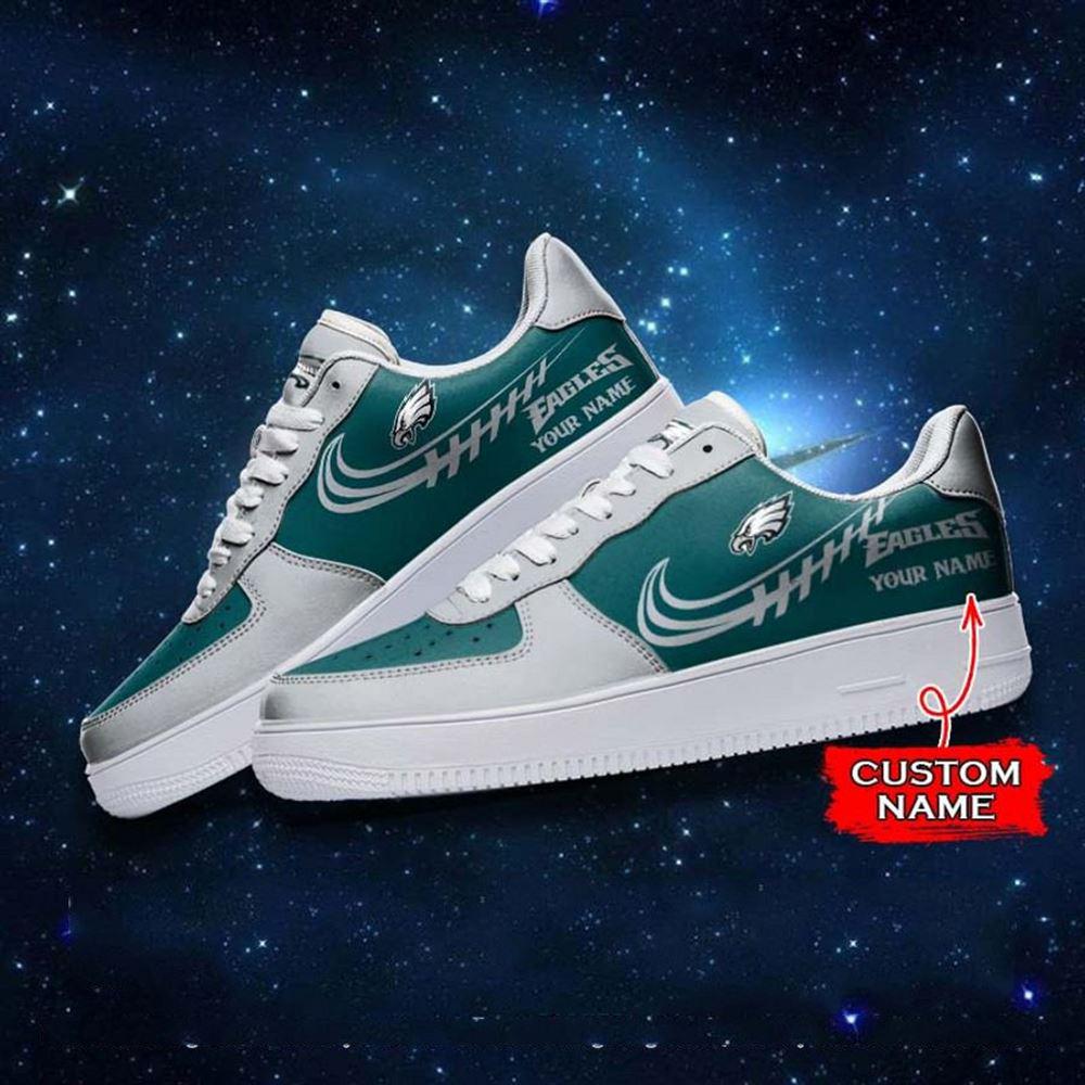 Nfl Philadelphia Eagles Super Bowl Air Force 1 Sneaker Shoes For Men Women
