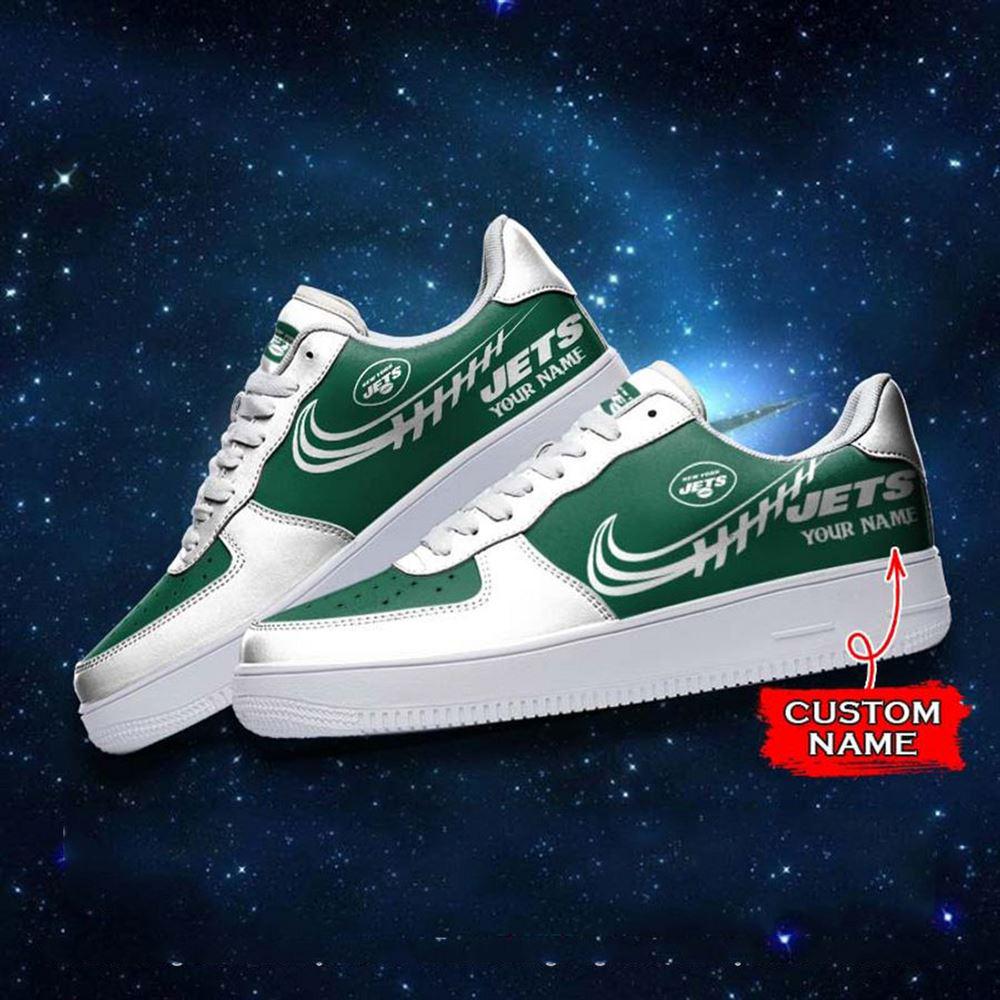 Nfl New York Jets Super Bowl Air Force 1 Sneaker Shoes For Men Women