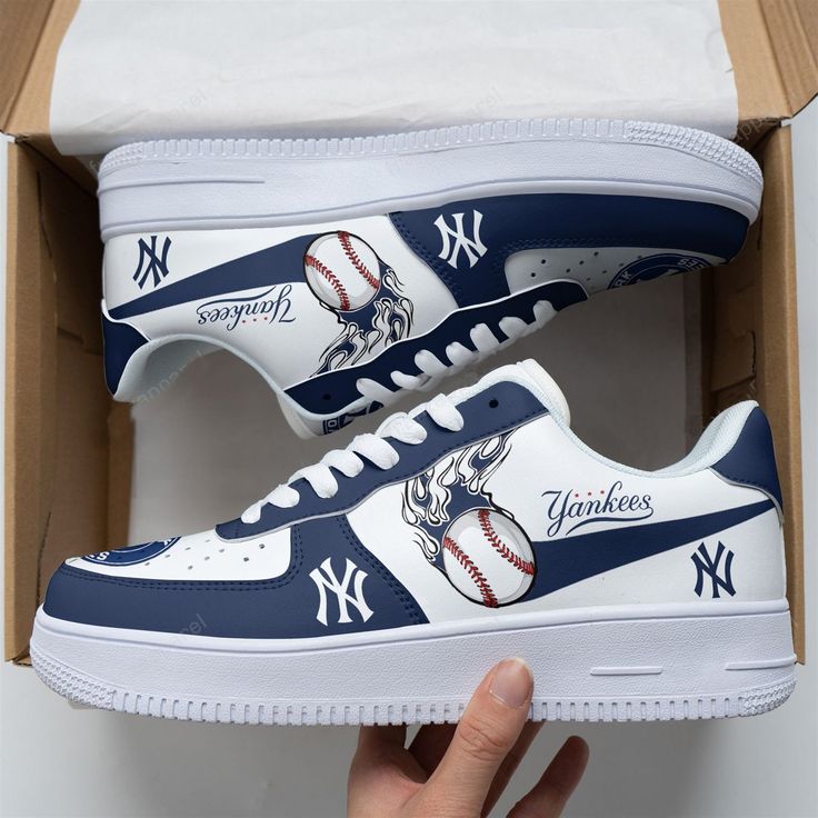 New York Yankees Air Force 1 Sneakers For Men Women Special Af1 Collection