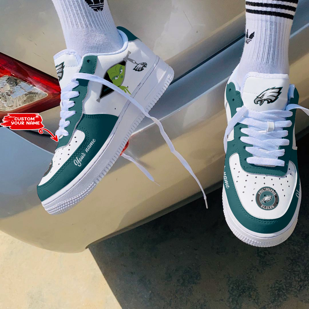 Philadelphia Eagles Personalized Air Force 1 Shoes Air Force 1S392 For Men Women