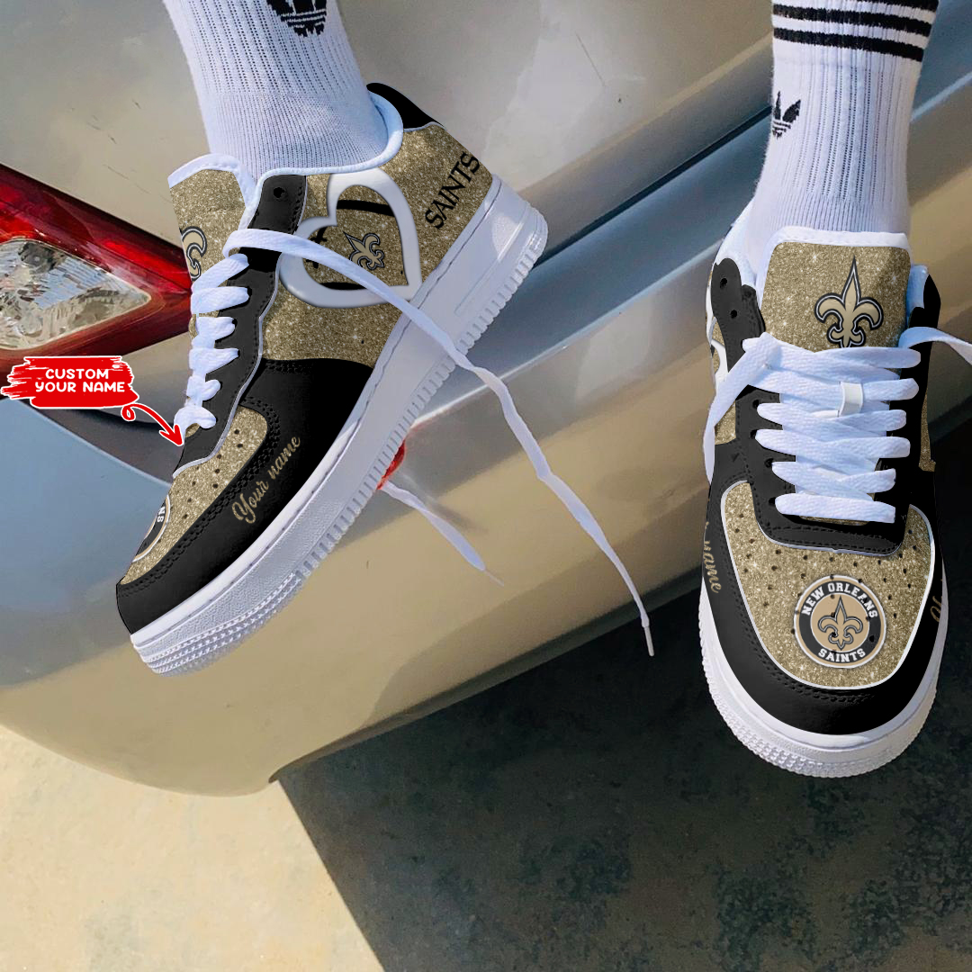 New Orleans Saints Personalized Air Force 1 Shoes Air Force 1S389 For Men Women