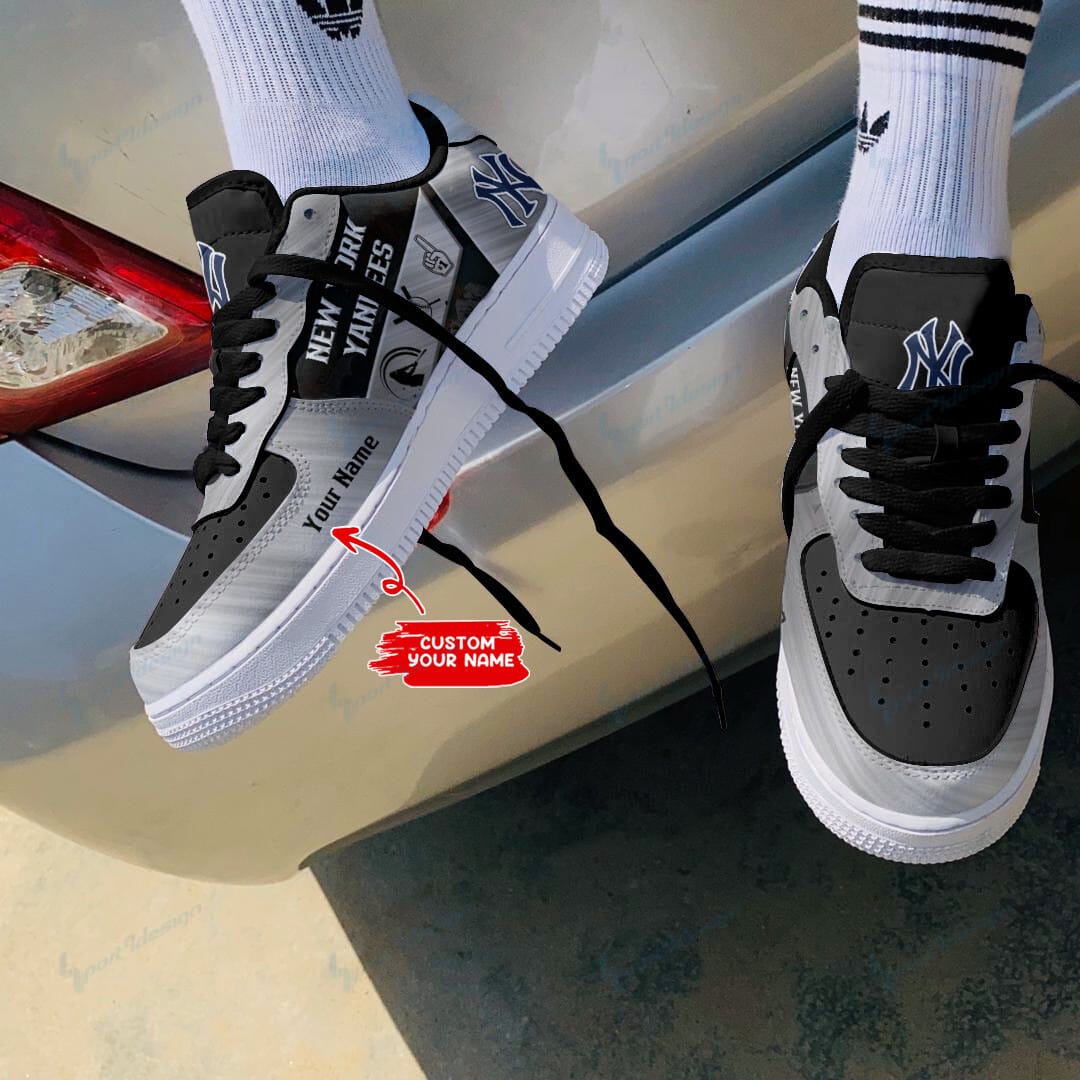 New York Yankees Personalized Air Force 1 Shoes Bg272 For Men Women
