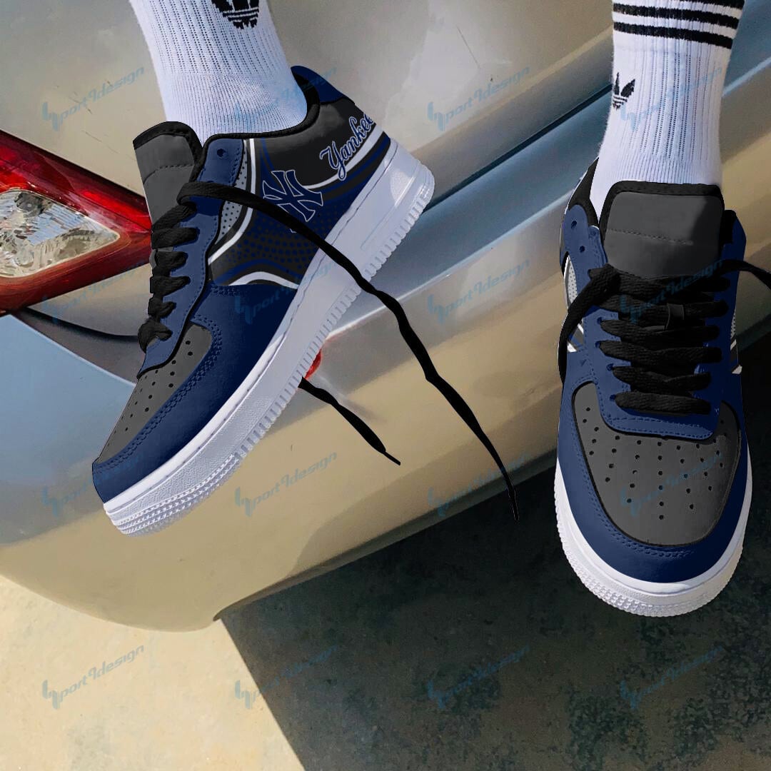 New York Yankees Personalized Air Force 1 Shoes Bg95 For Men Women