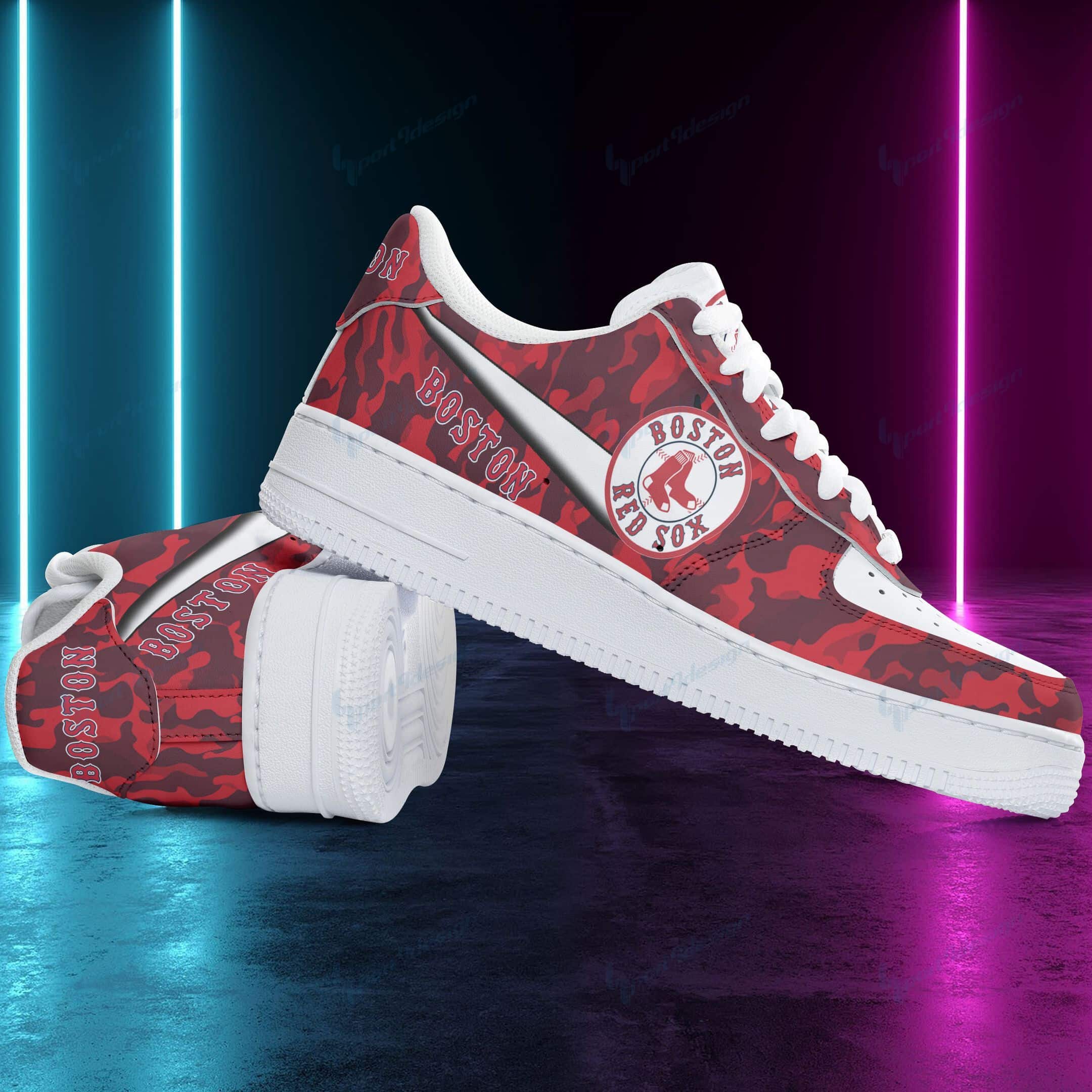 Boston Red Sox Air Force 1 Shoes 140 For Men Women