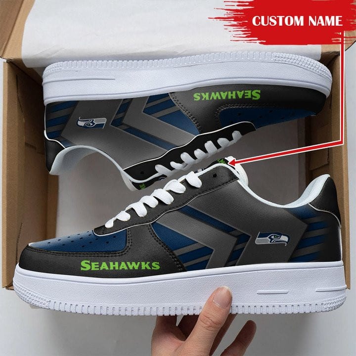 Seattle Seahawks Personalized Air Force 1 Shoes 316 For Men Women