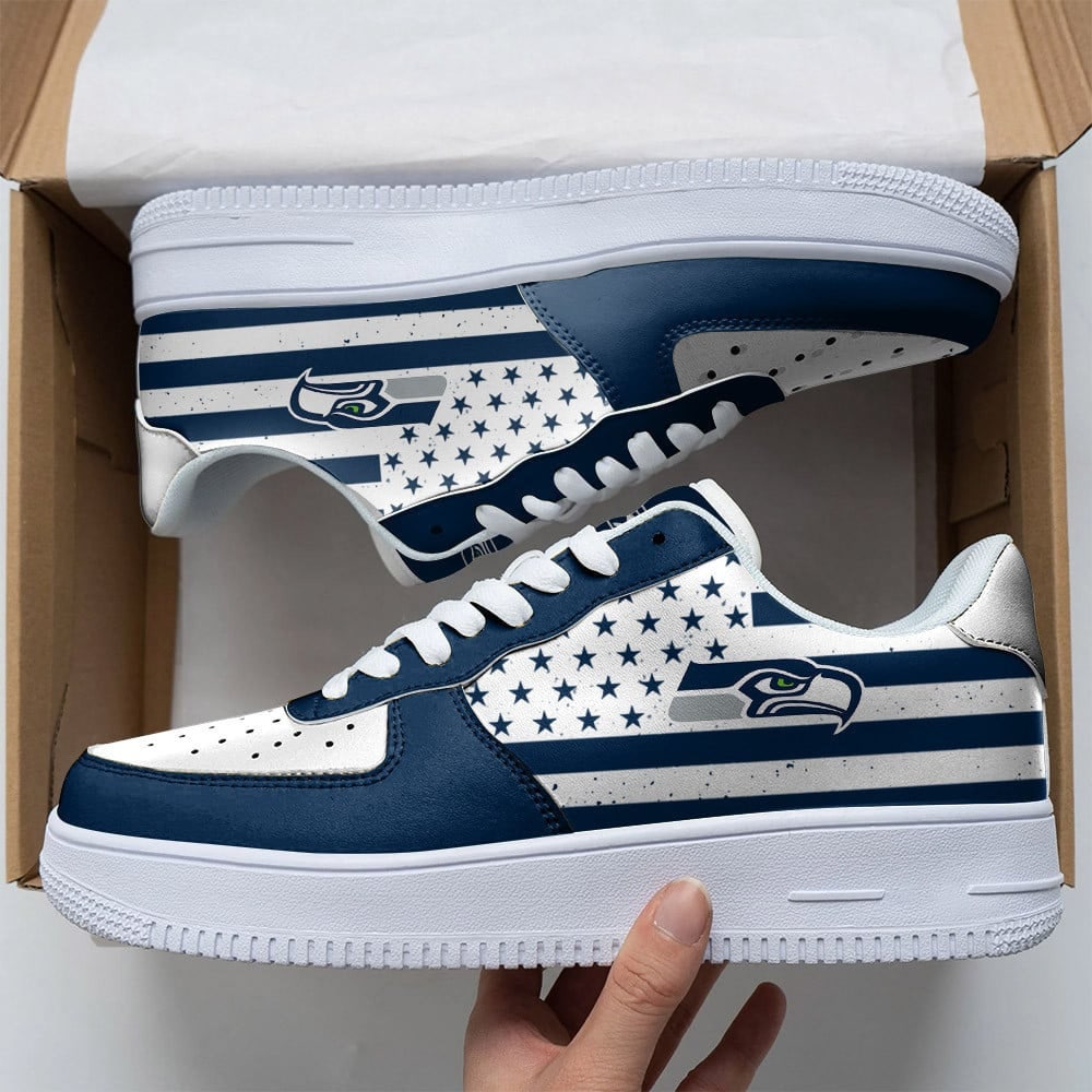 Nfl Seattle Seahawks Air Force 1 Sneakers For Men Women