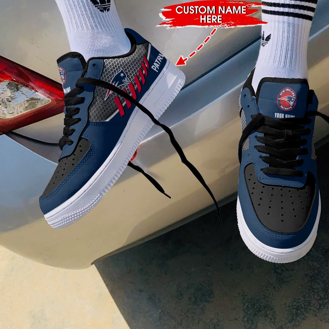 New England Patriots Personalized Air Force 1 Shoes Bg380 For Men Women