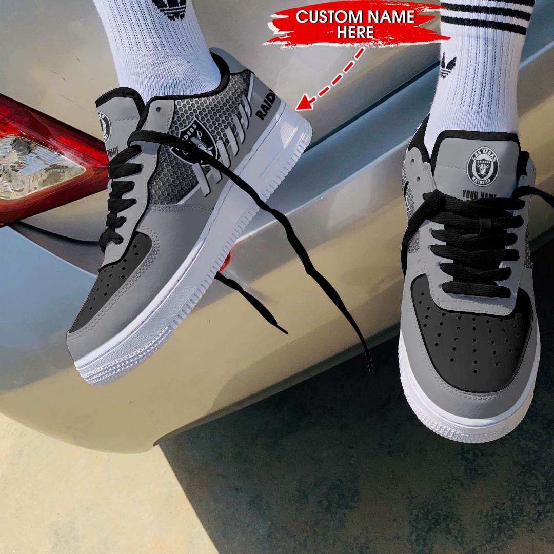 Las Vegas Raiders Personalized Air Force 1 Shoes Bg381 For Men Women