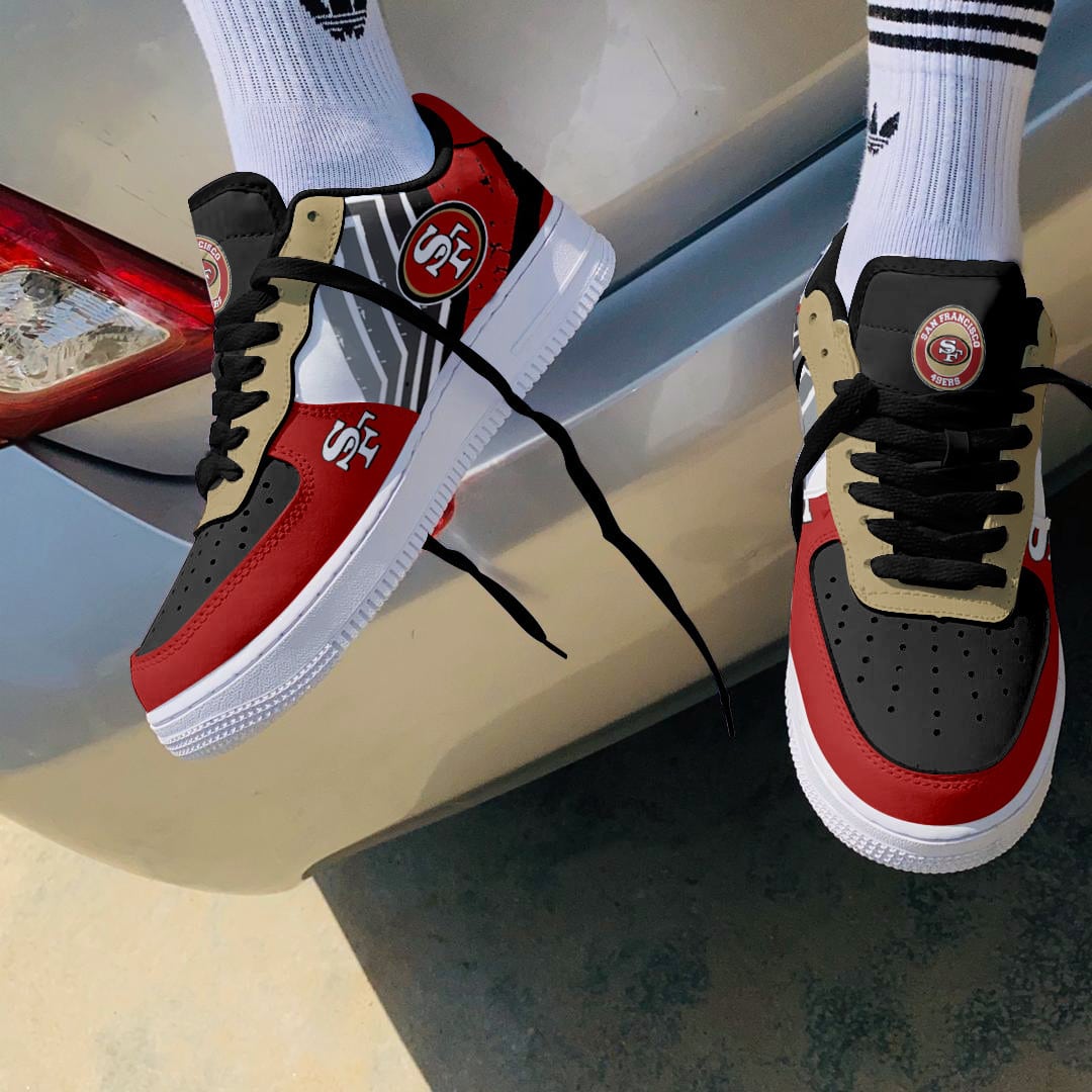 San Francisco 49Ers Air Force 1 Shoes Bg81 For Men Women