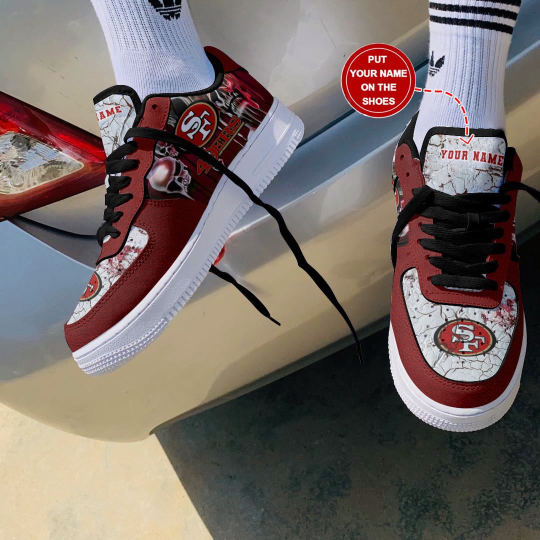 San Francisco 49Ers Personalized Air Force 1 Shoes Bg192 For Men Women