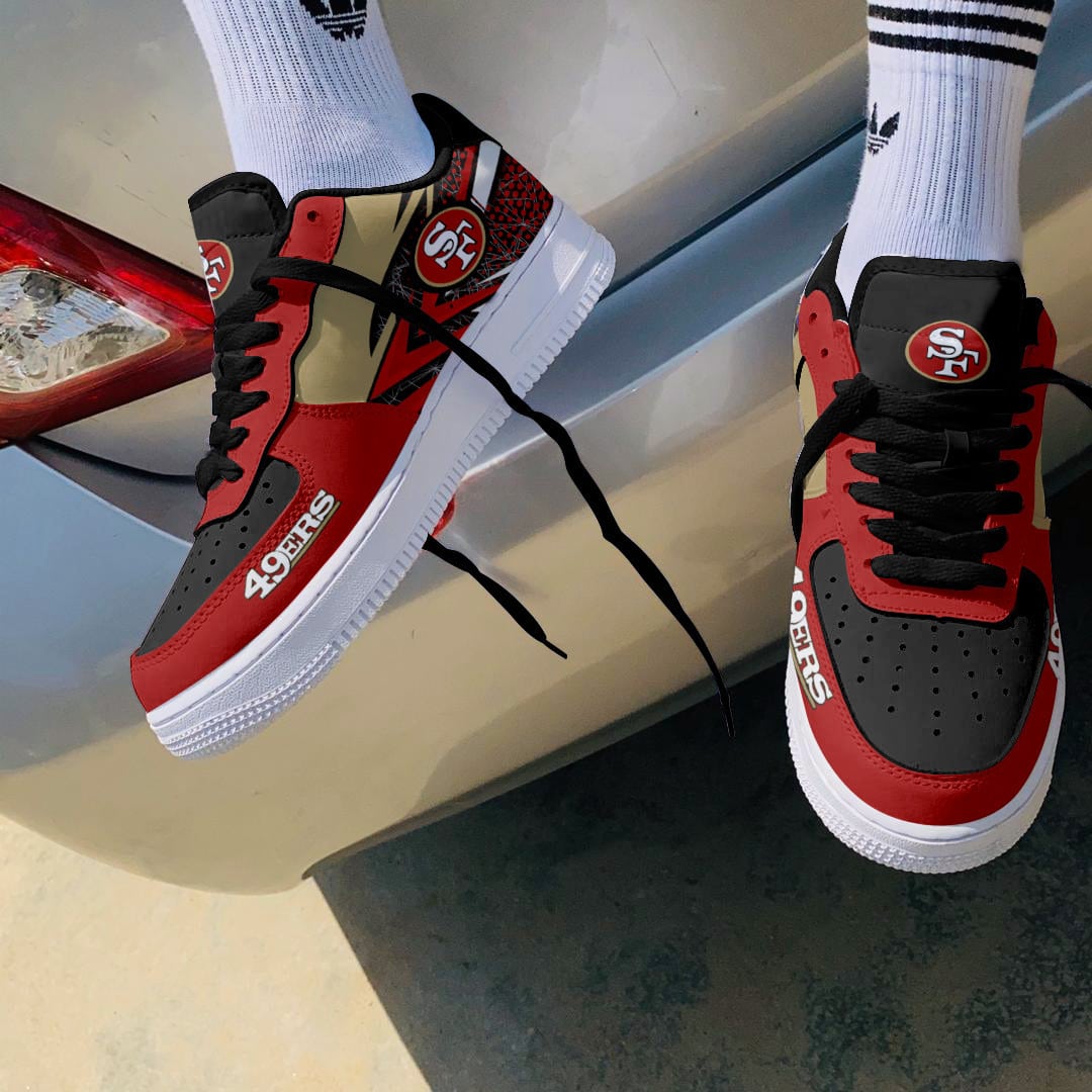 San Francisco 49Ers Air Force 1 Shoes Bg82 For Men Women