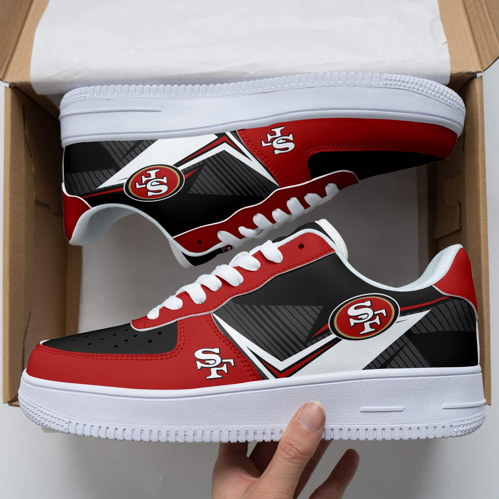 San Francisco 49Ers Air Force 1 Shoes 172 For Men Women