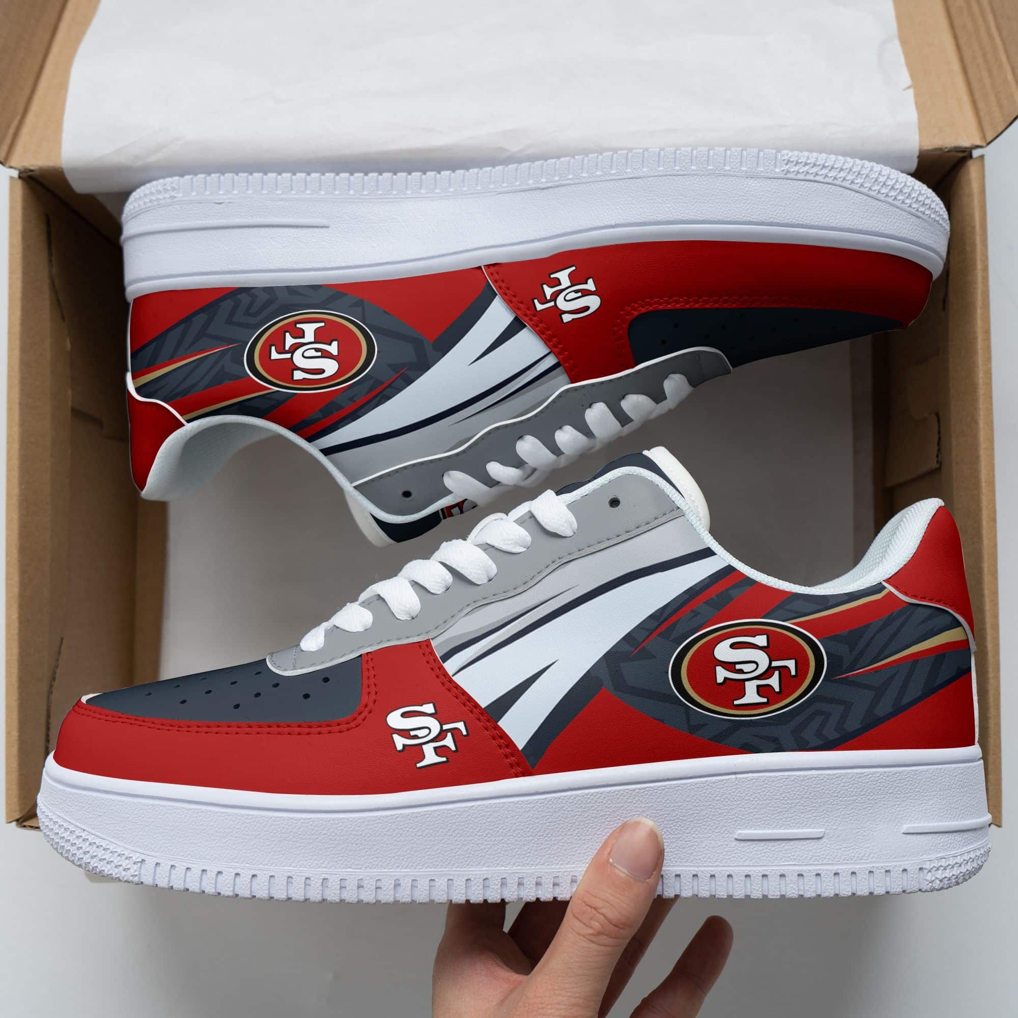 San Francisco 49Ers Air Force 1 Shoes 222 For Men Women