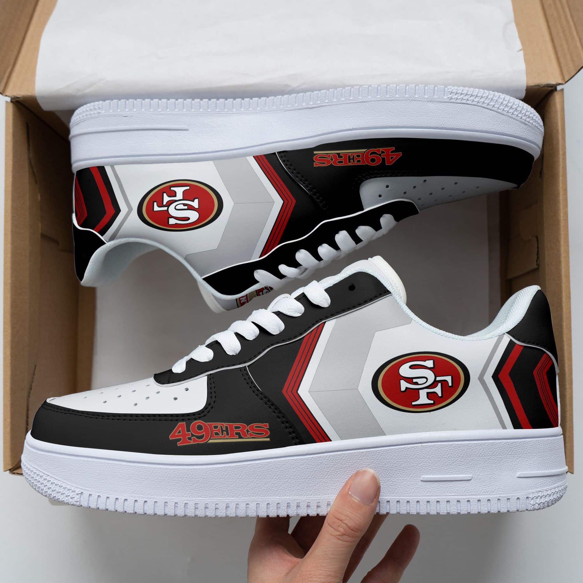 San Francisco 49Ers Air Force 1 Shoes 152 For Men Women