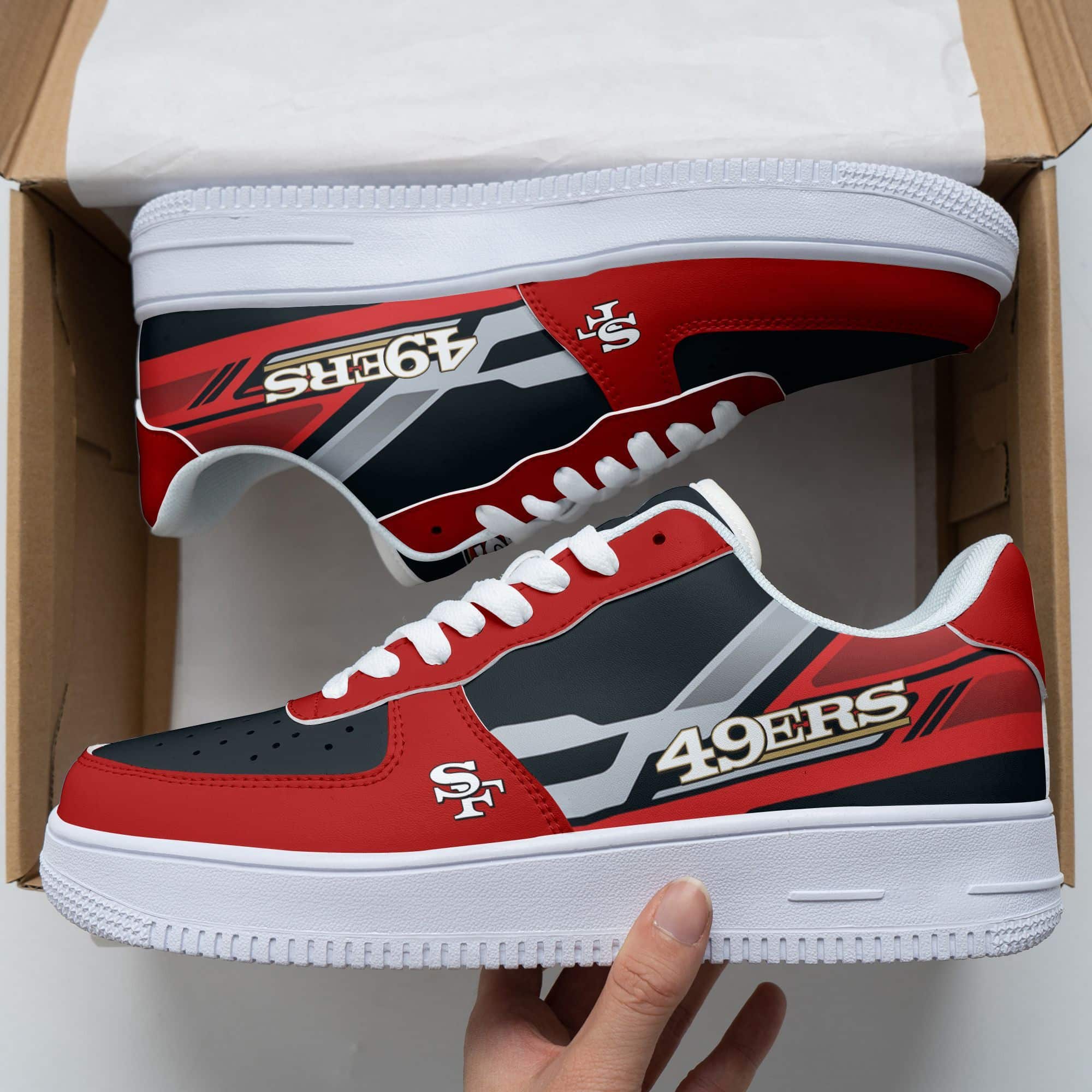 San Francisco 49Ers Air Force 1 Shoes 229 For Men Women