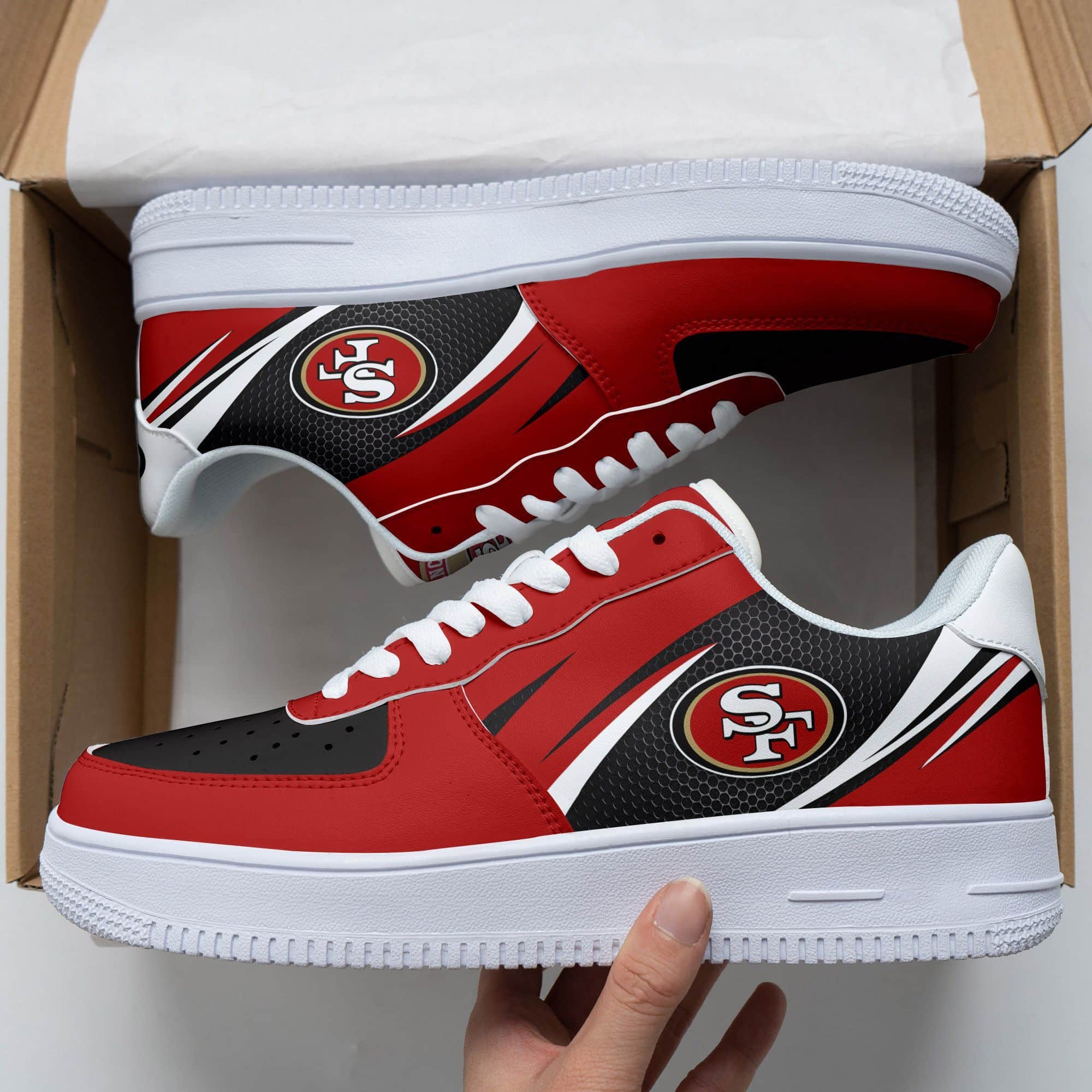 San Francisco 49Ers Air Force 1 Shoes 234 For Men Women