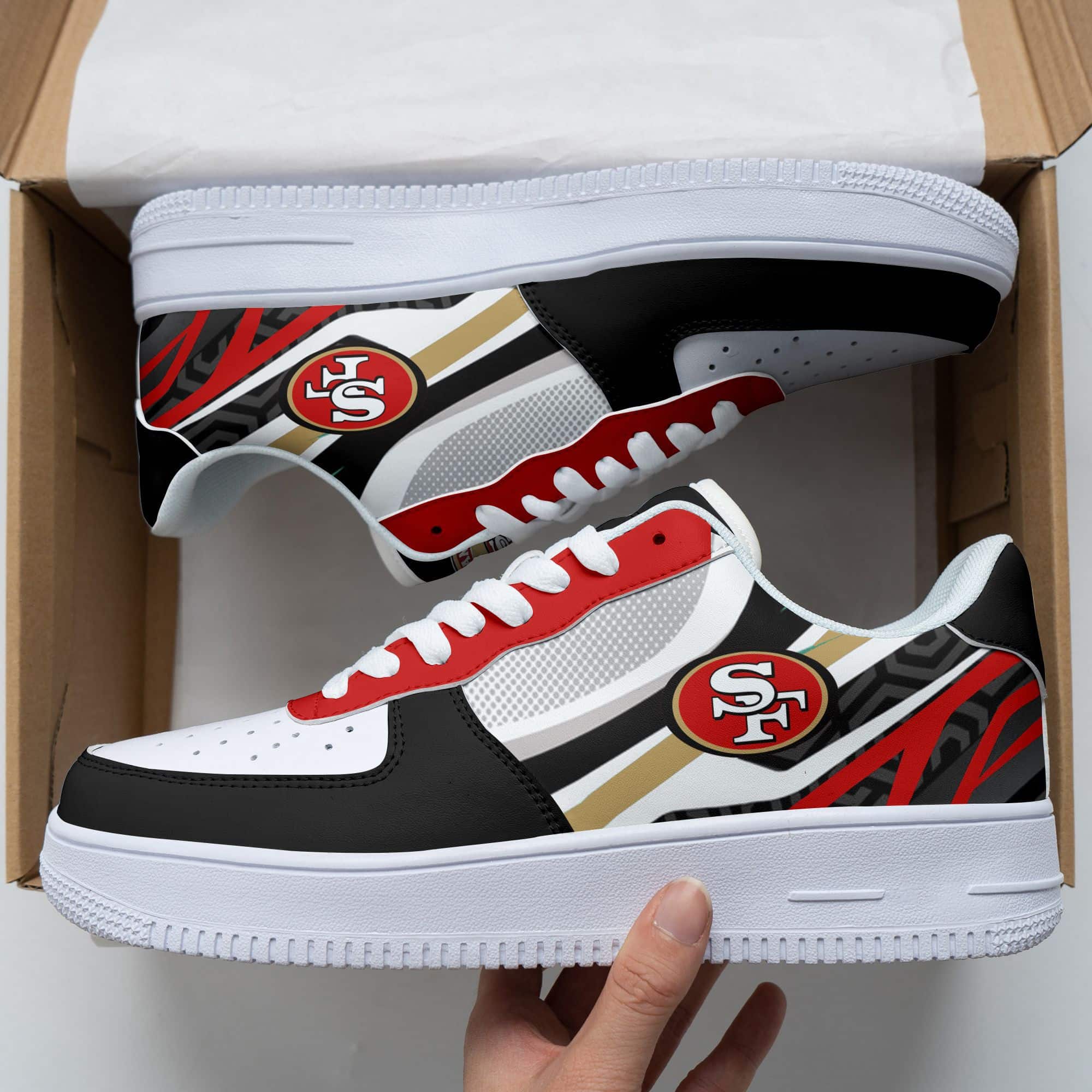 San Francisco 49Ers Air Force 1 Shoes 276 For Men Women