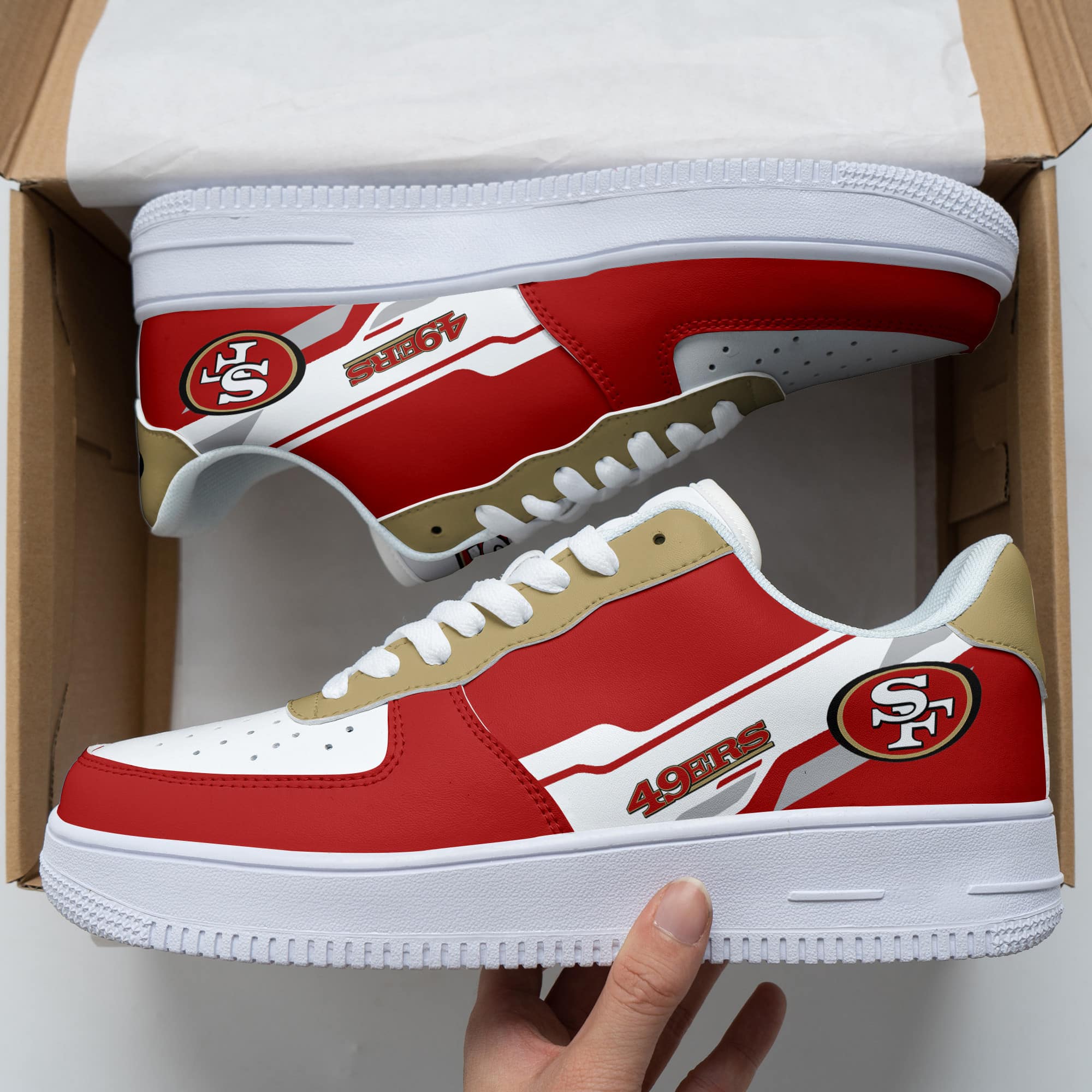 San Francisco 49Ers Air Force 1 Shoes 290 For Men Women