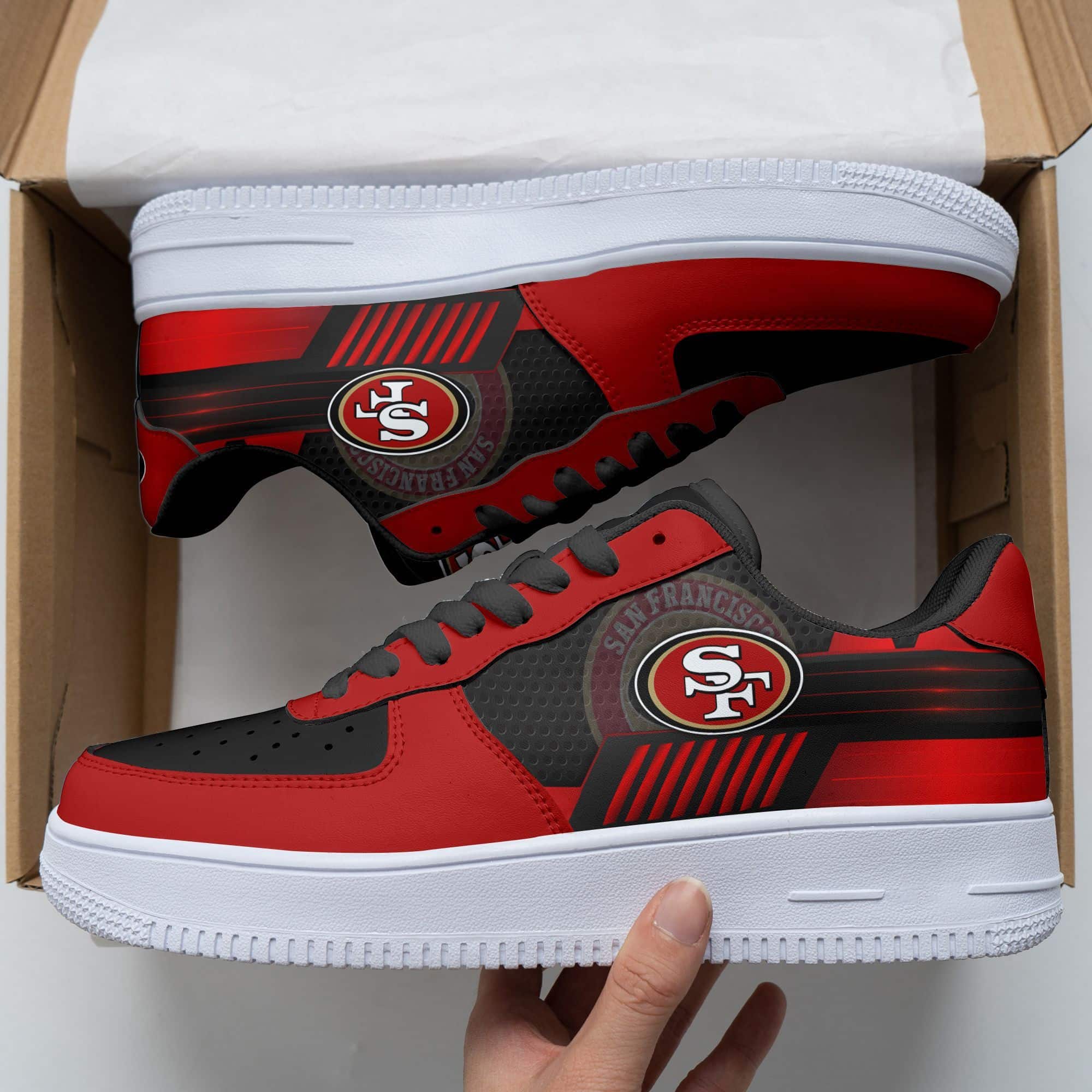 San Francisco 49Ers Air Force 1 Sneakers 96 For Men Women