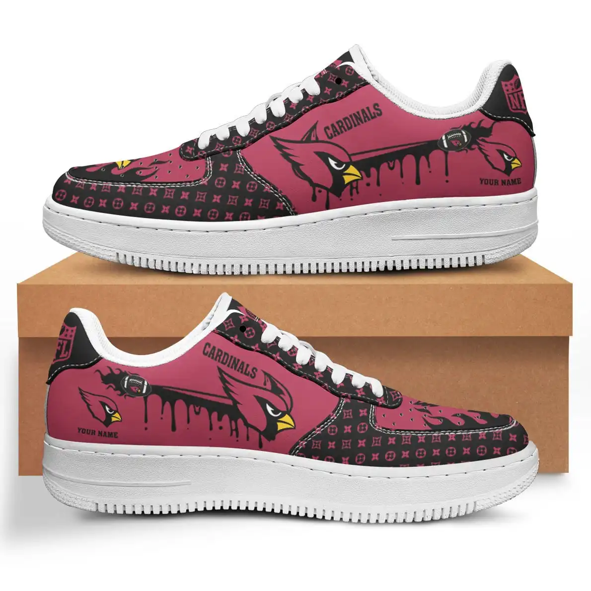 Arizona Cardinals Air Force 1 Shoes Bg44 For Men Women
